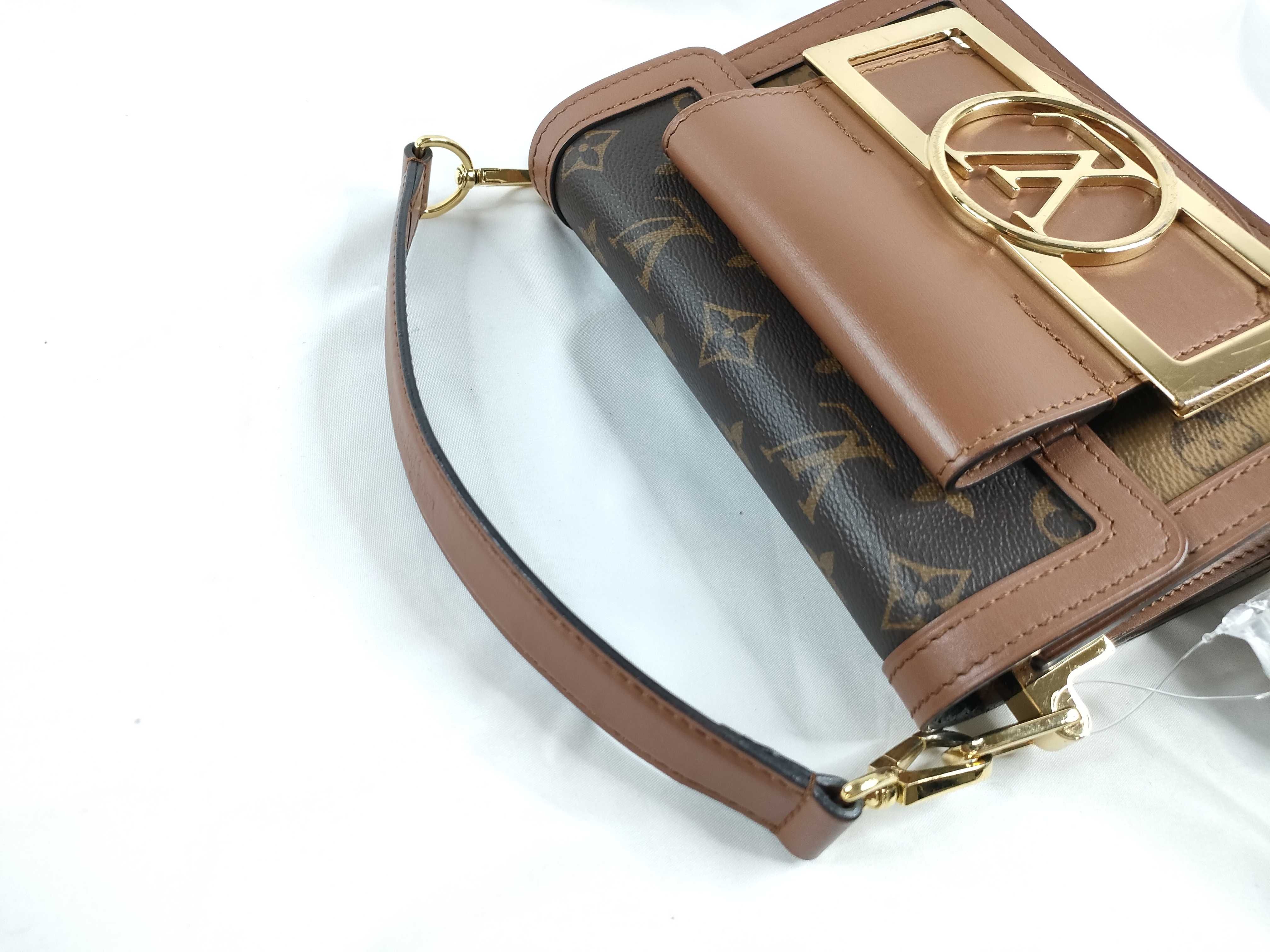 Dauphine XL Monogram Reverse 2-way Handbag/Shoulder Bag M46537 (RFID detected) — view 6
