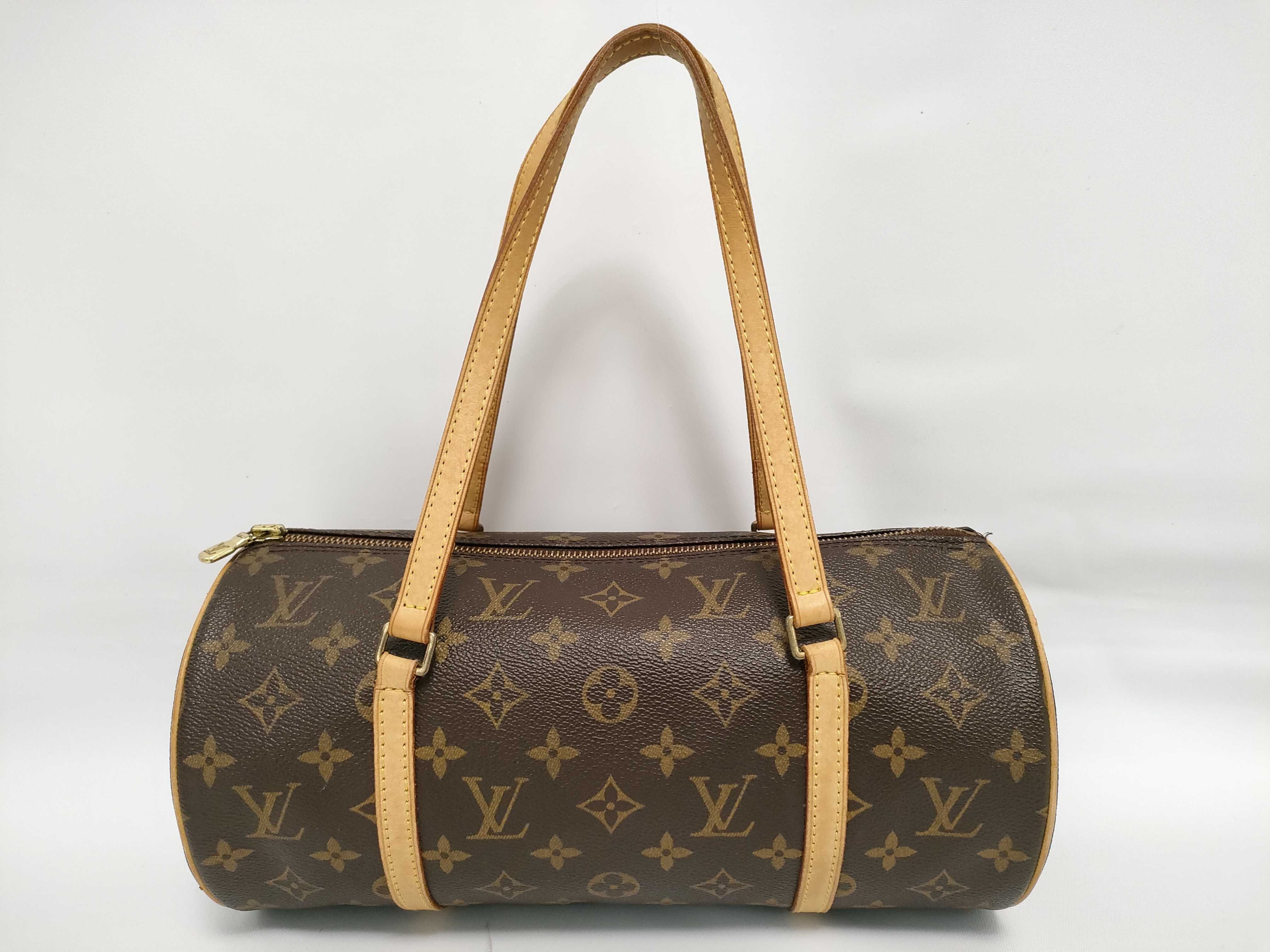 Monogram Louis Vuitton Papillon 30 Pouch Monogram Handbag — view 2