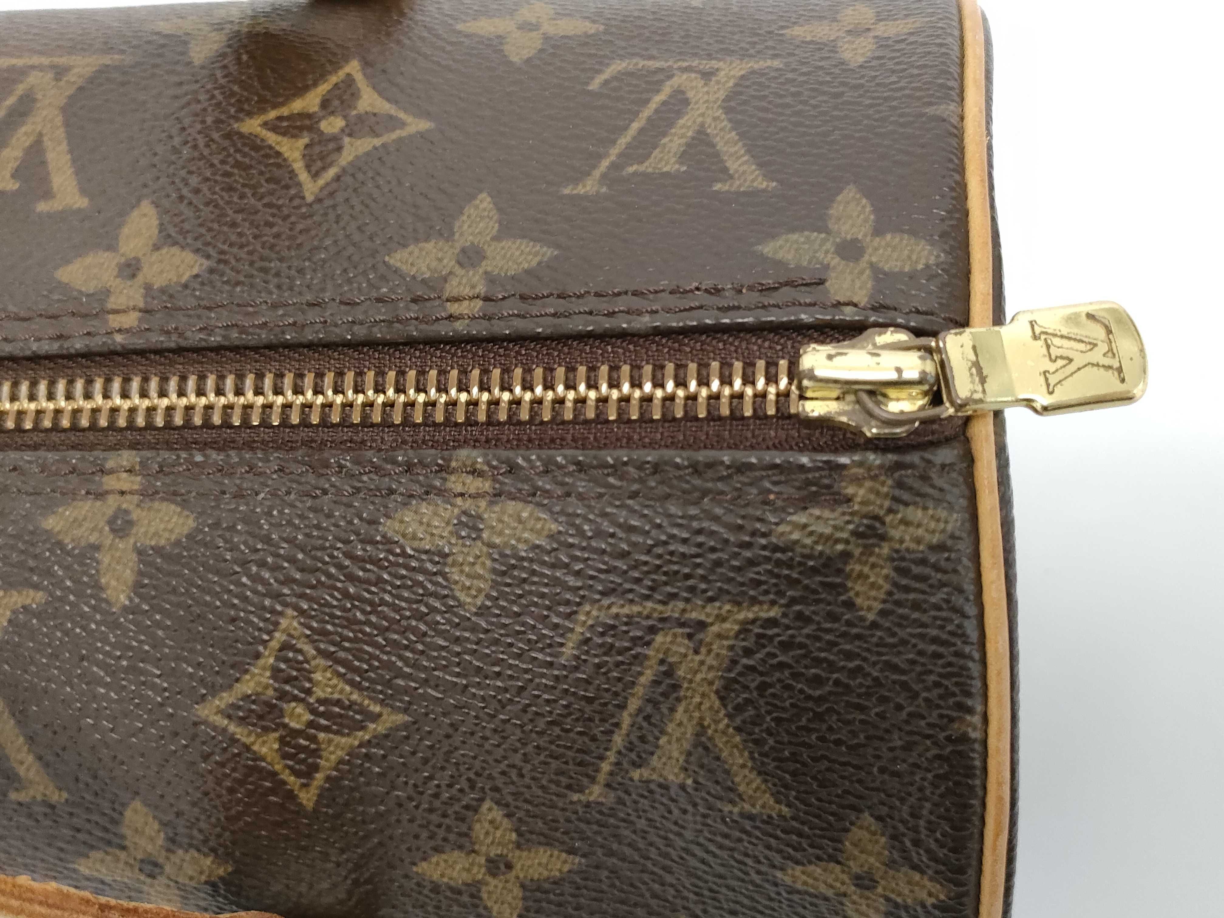 Monogram Louis Vuitton Papillon 30 Pouch Monogram Handbag — view 4