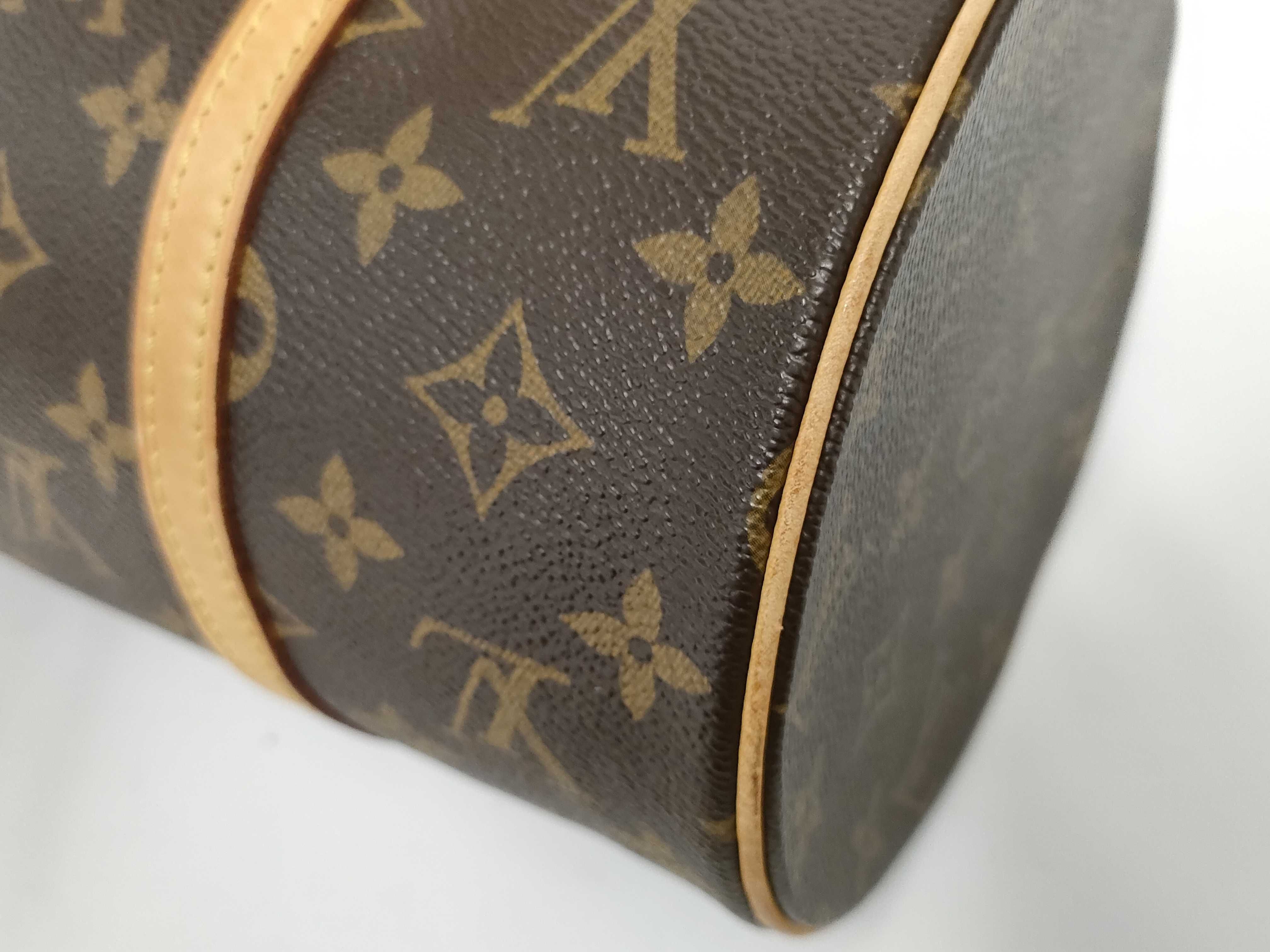 Monogram Louis Vuitton Papillon 30 Pouch Monogram Handbag — view 8