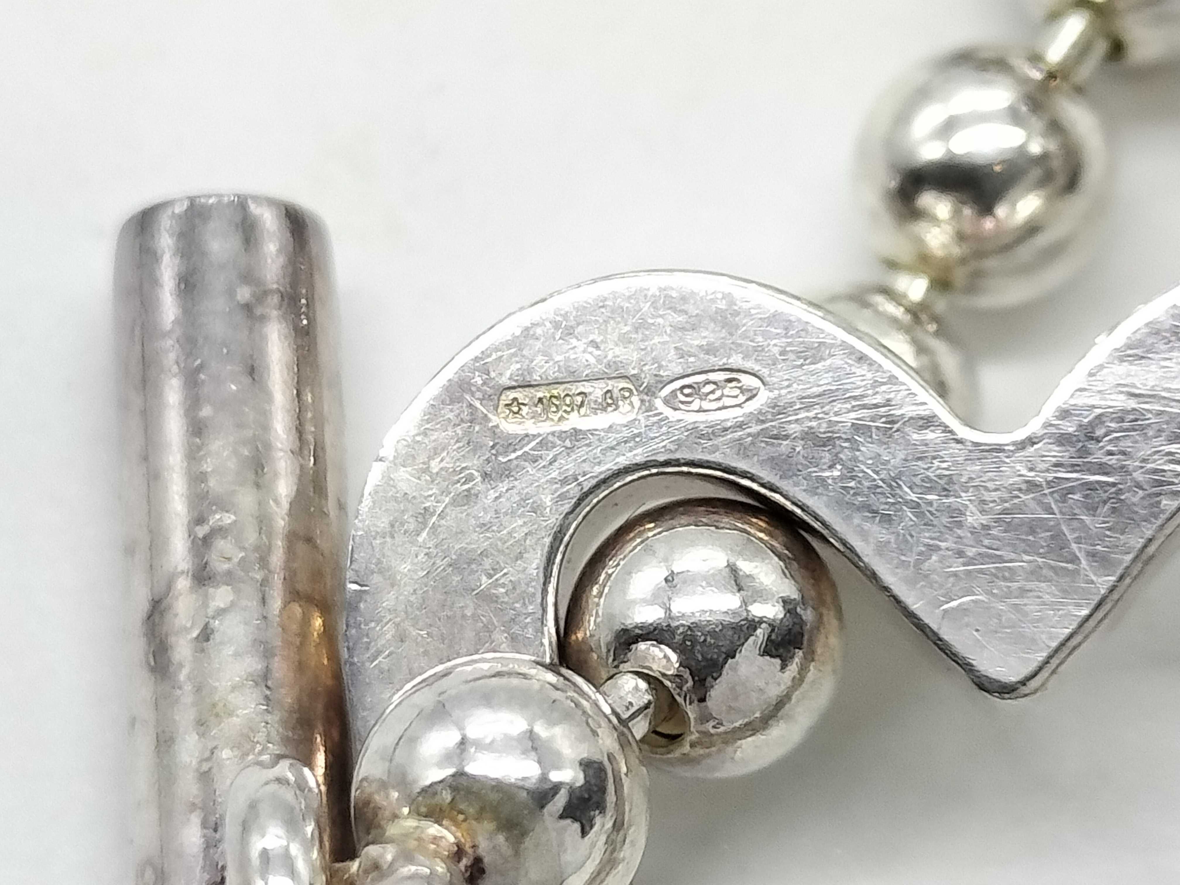 SV925 Heart Ball Chain Necklace — view 5