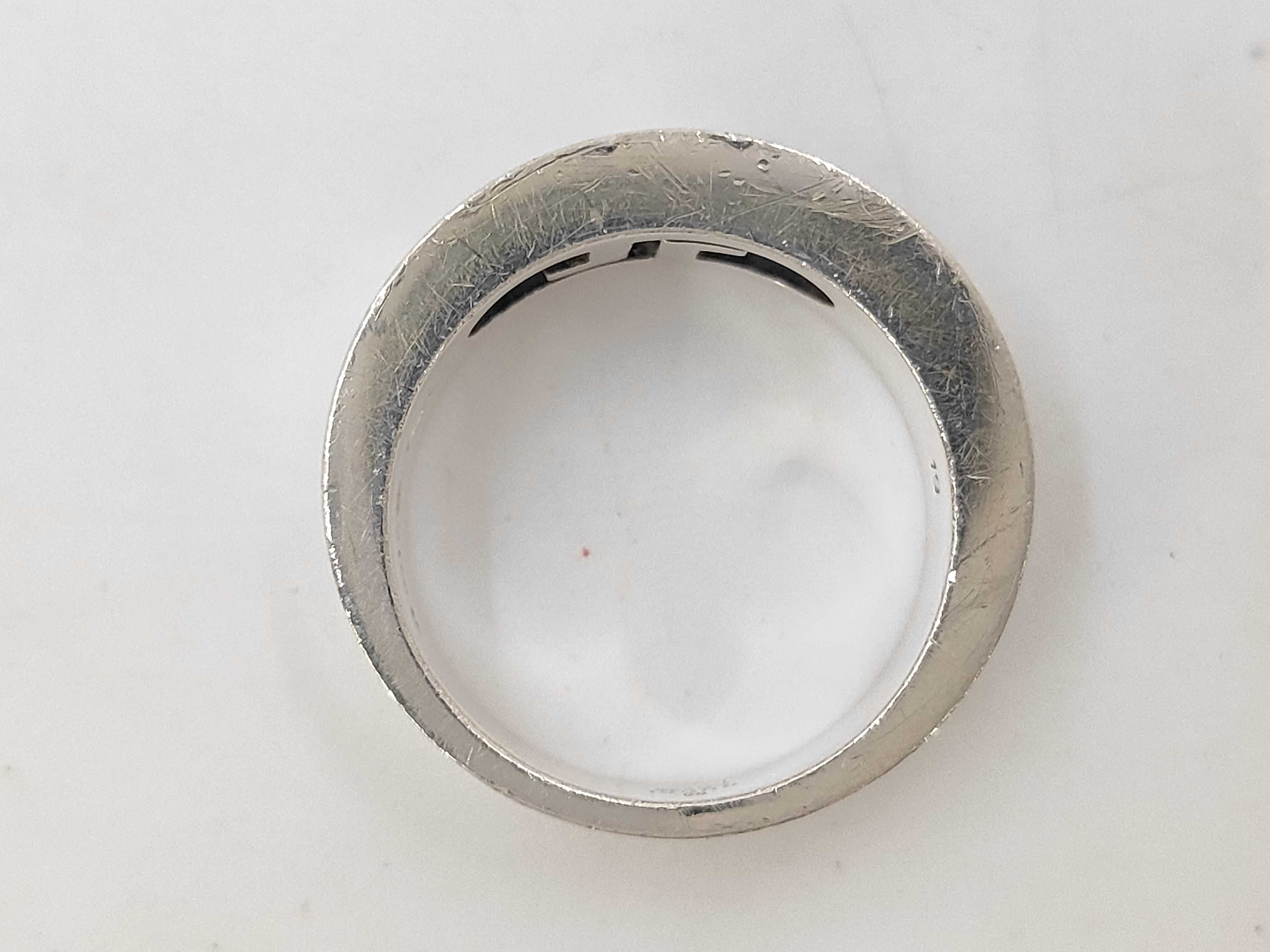 ring, 925 sterling silver, 10.8g, size #18. — view 7