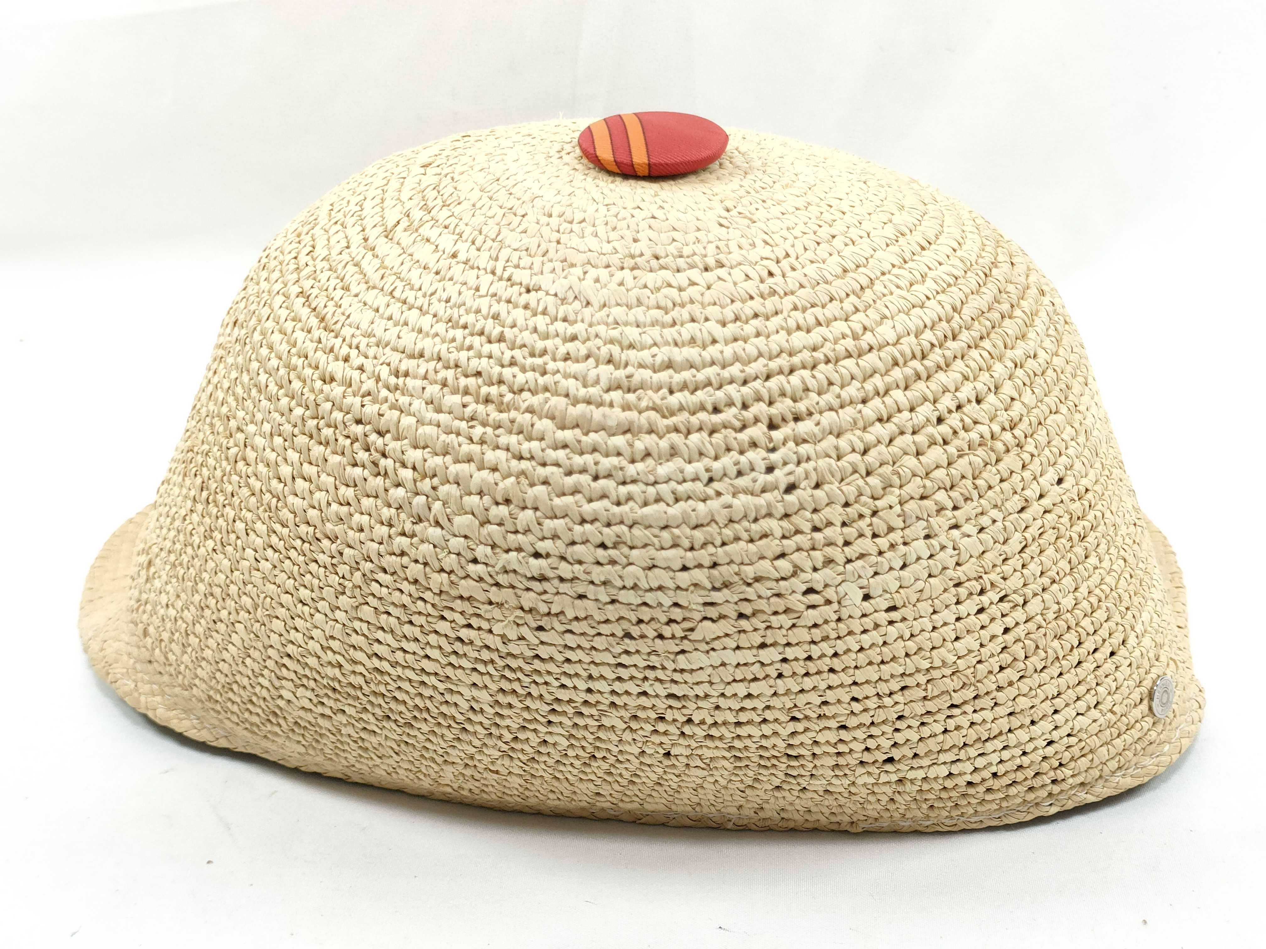 Straw Hat Beige Red 58 Other Accessories — view 2