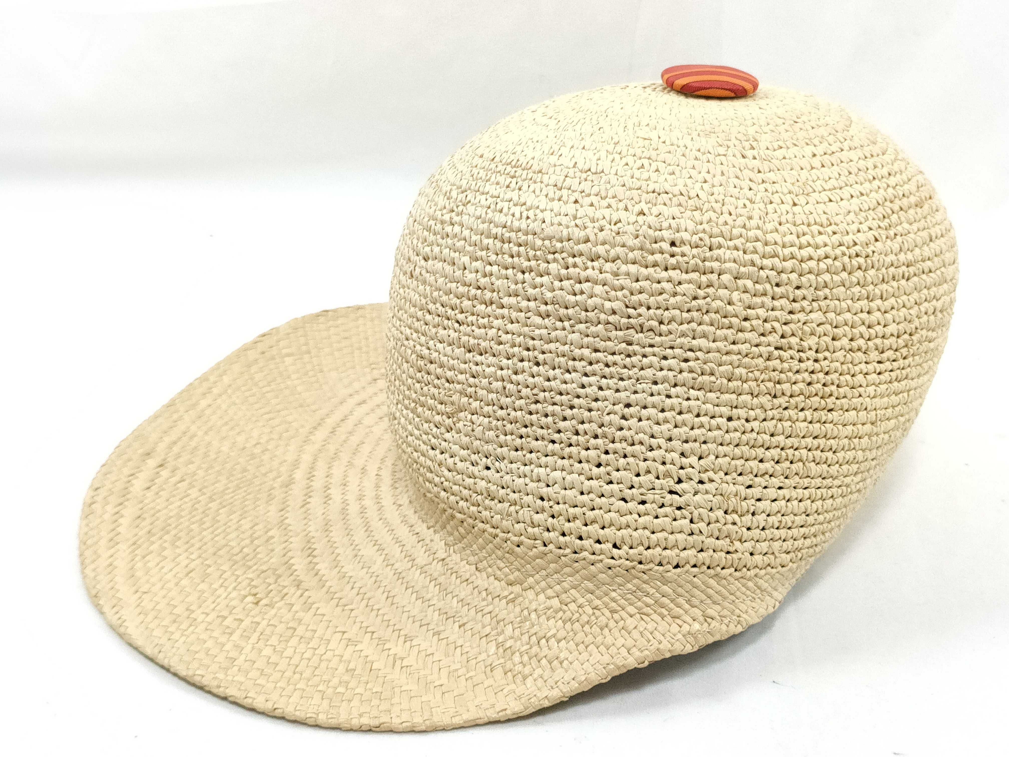 Straw Hat Beige Red 58 Other Accessories — view 3