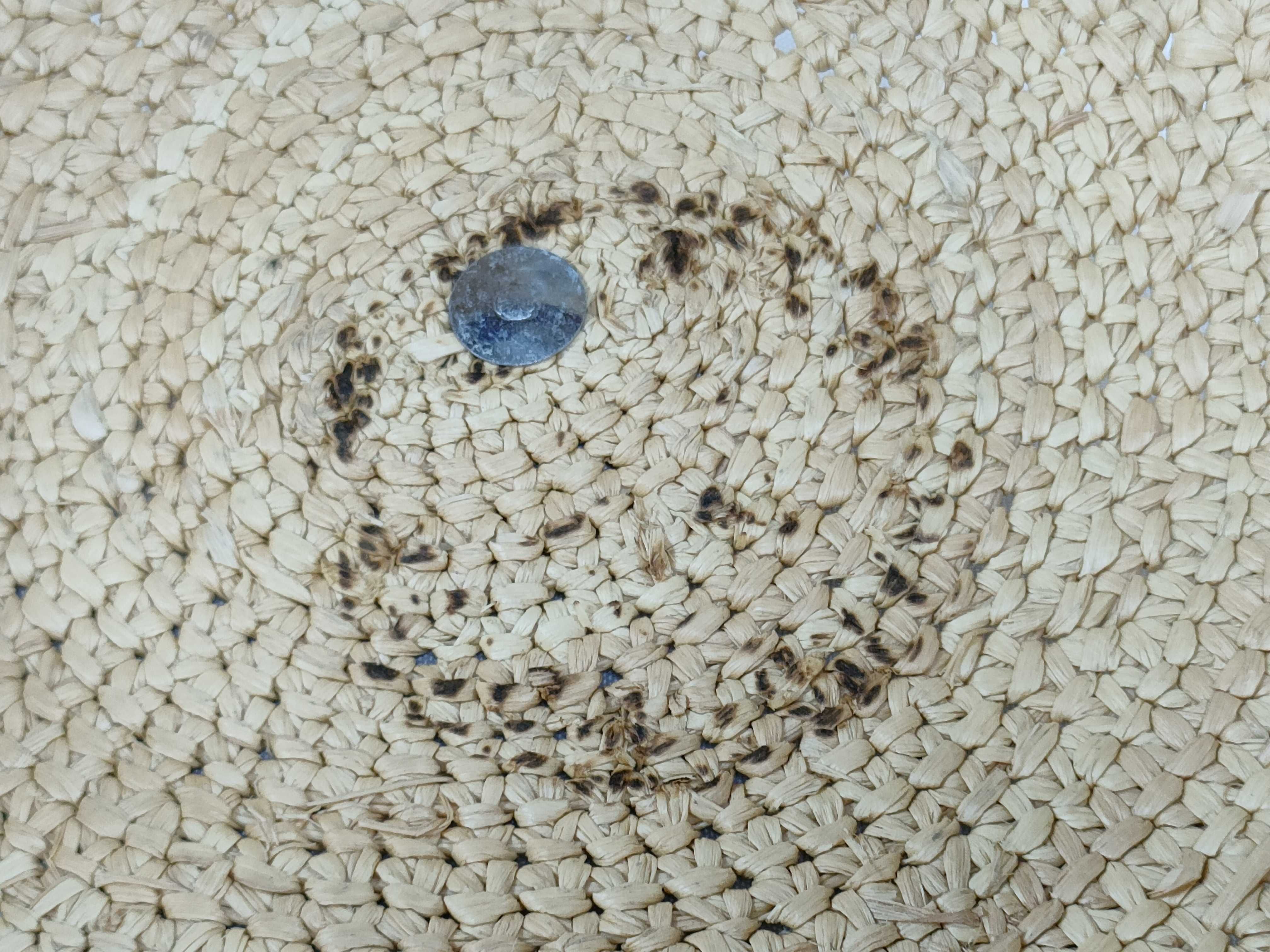Straw Hat Beige Red 58 Other Accessories — view 8