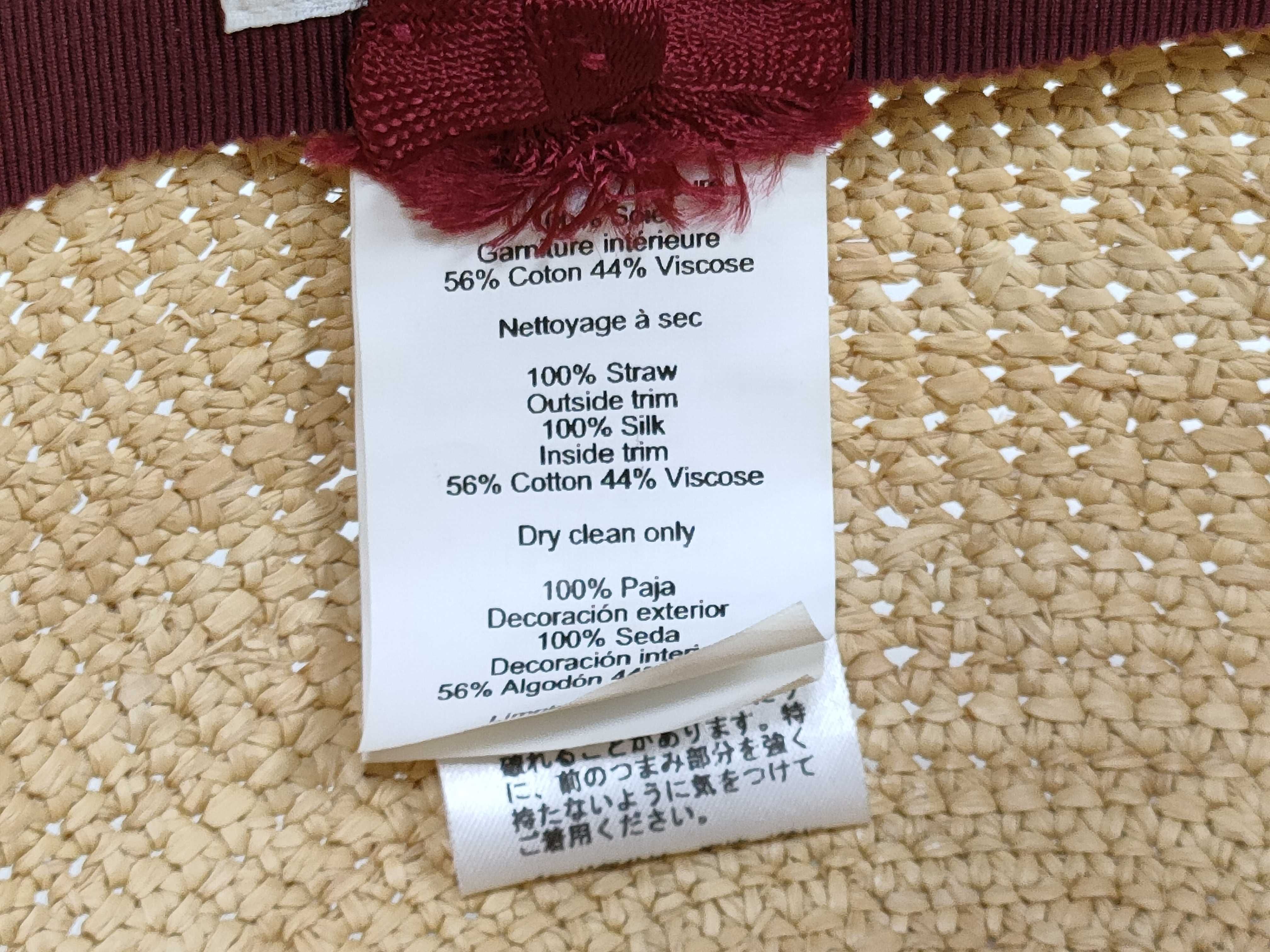 Straw Hat Beige Red 58 Other Accessories — view 10