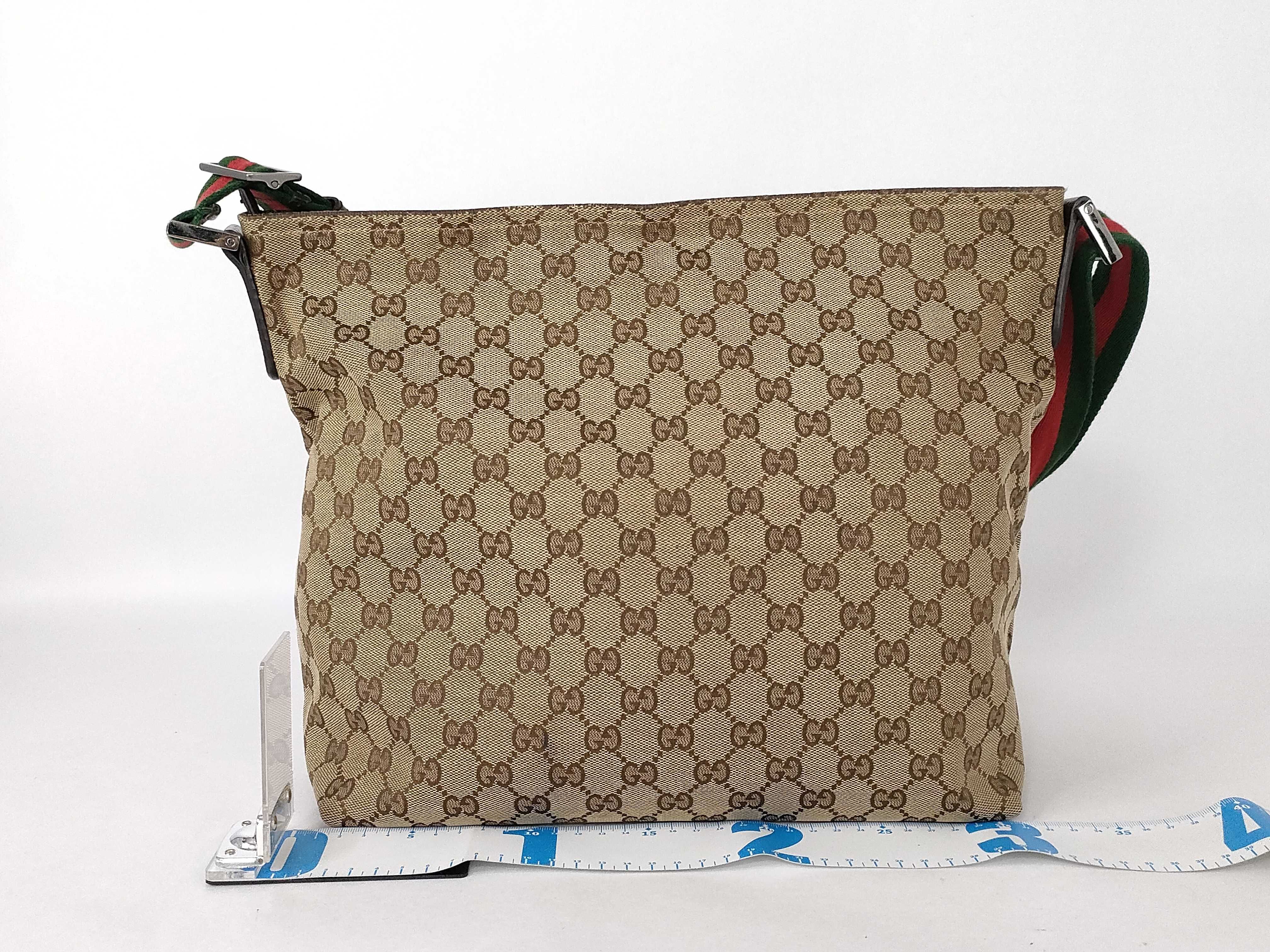 GG Canvas Shoulder Bag Canvas Sherry Line Shoulder Bag — view 2