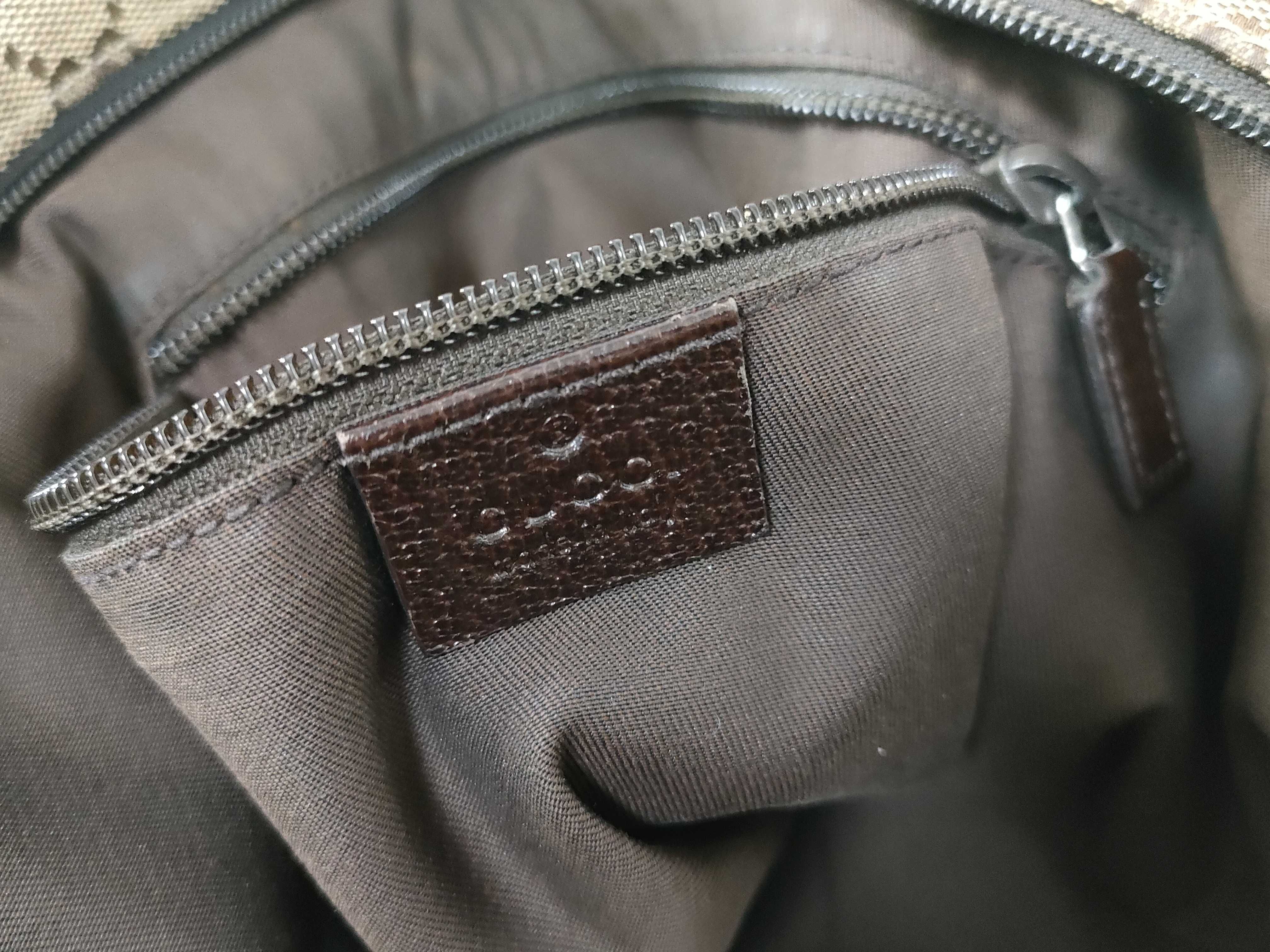 GG Canvas Shoulder Bag Canvas Sherry Line Shoulder Bag — view 12