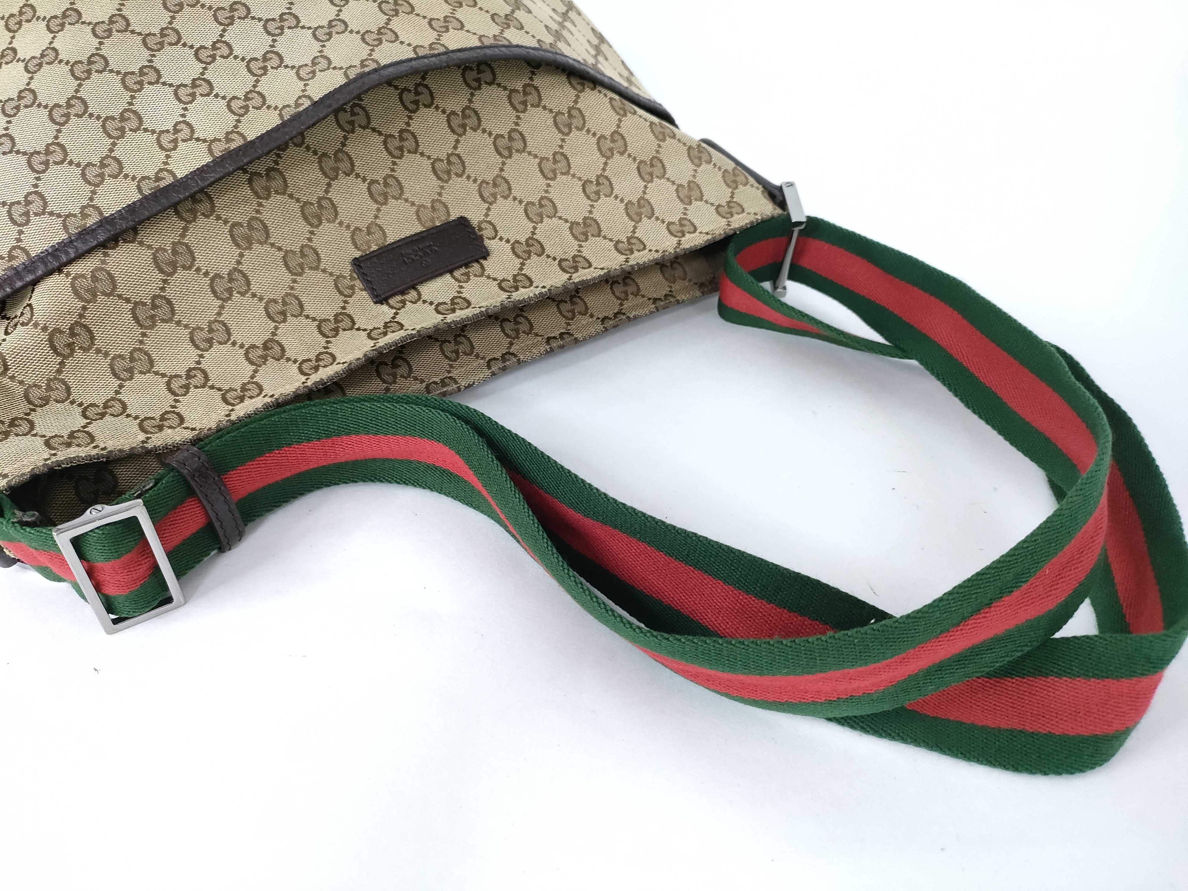 GG Canvas Shoulder Bag Canvas Sherry Line Shoulder Bag — view 3