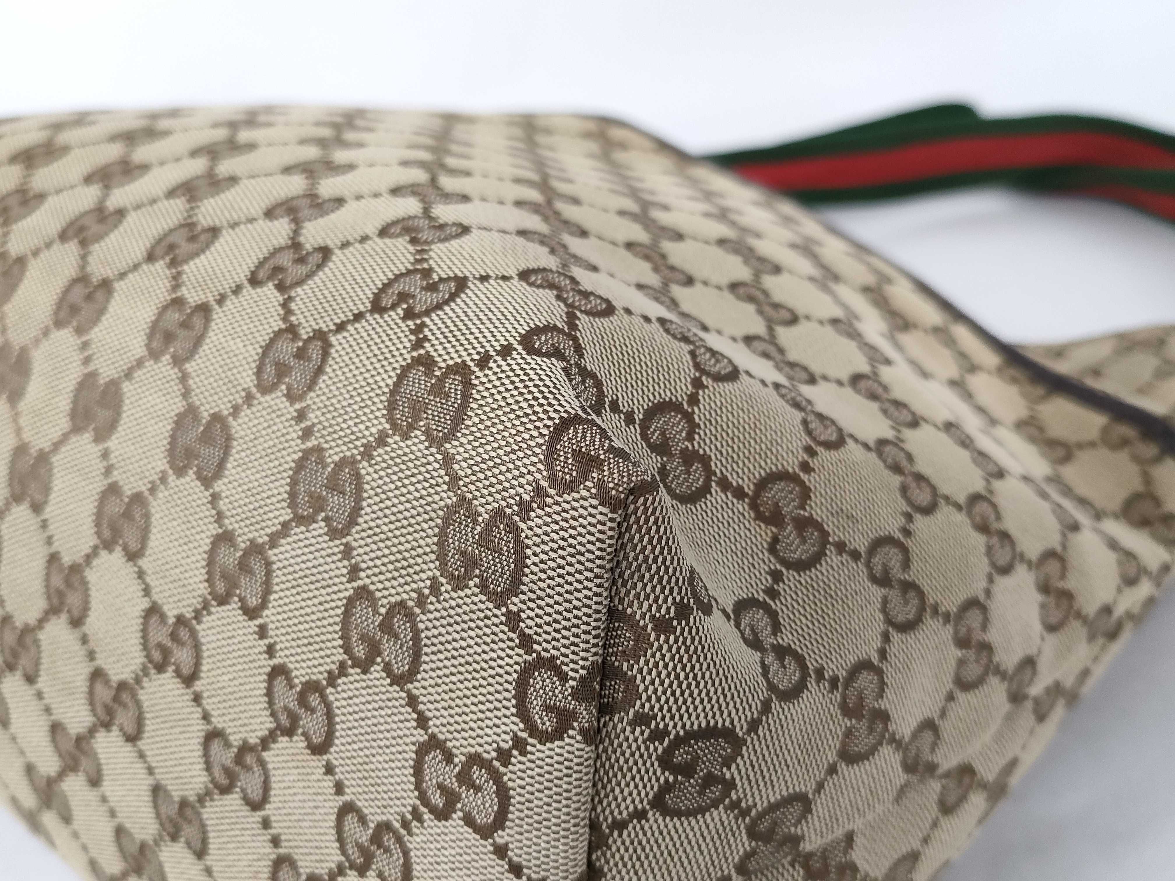 GG Canvas Shoulder Bag Canvas Sherry Line Shoulder Bag — view 6