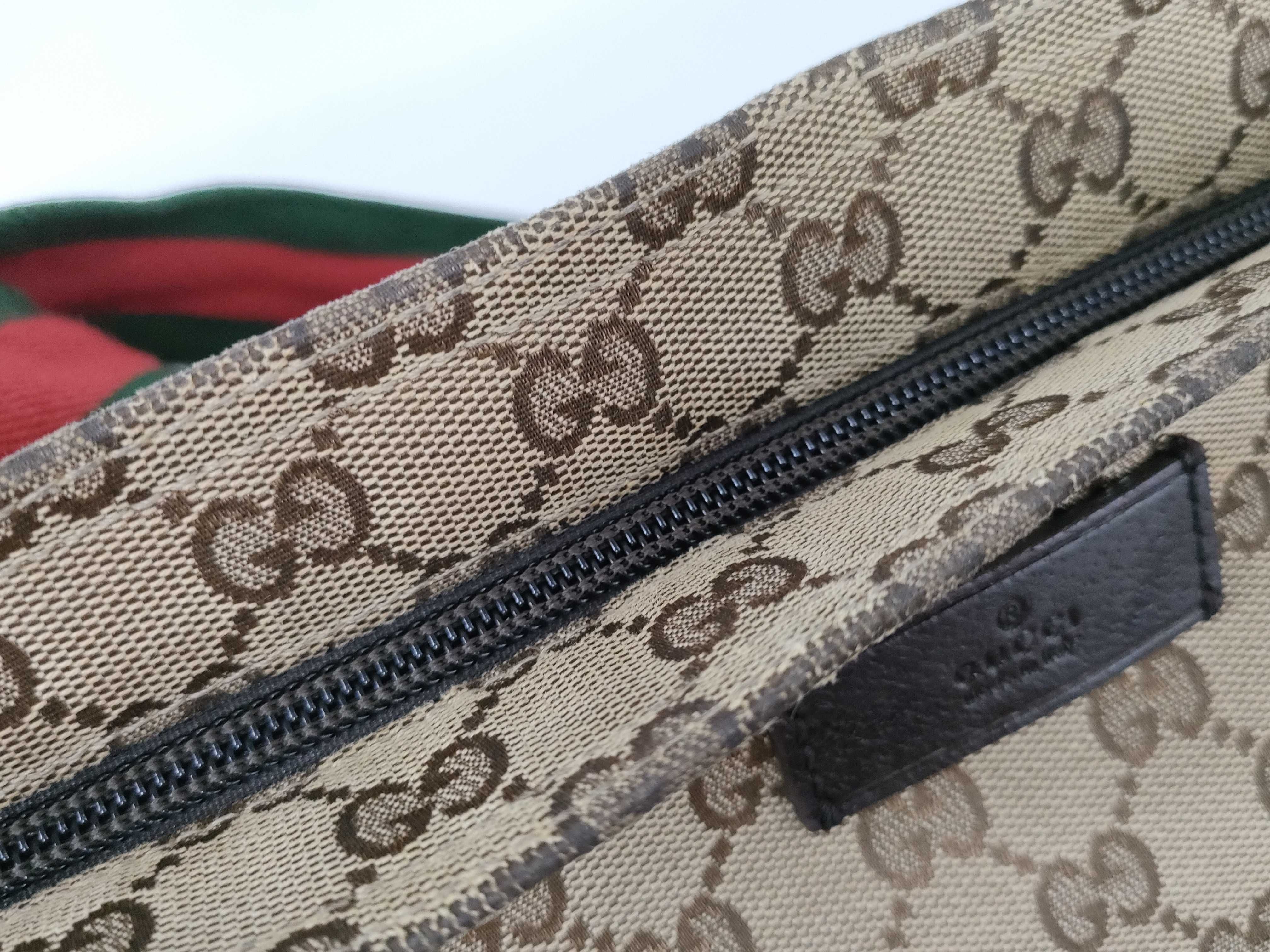 GG Canvas Shoulder Bag Canvas Sherry Line Shoulder Bag — view 8