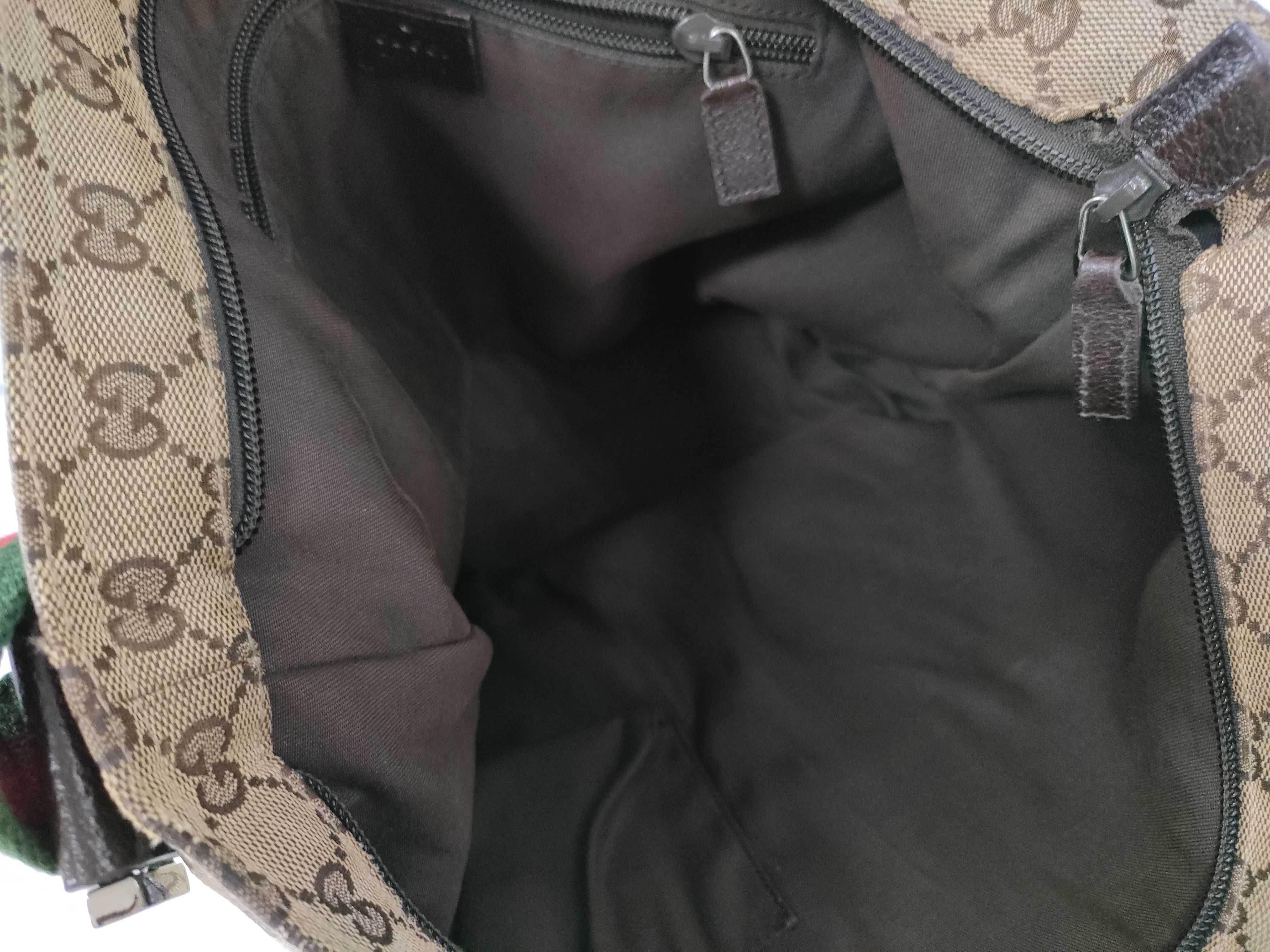 GG Canvas Shoulder Bag Canvas Sherry Line Shoulder Bag — view 9