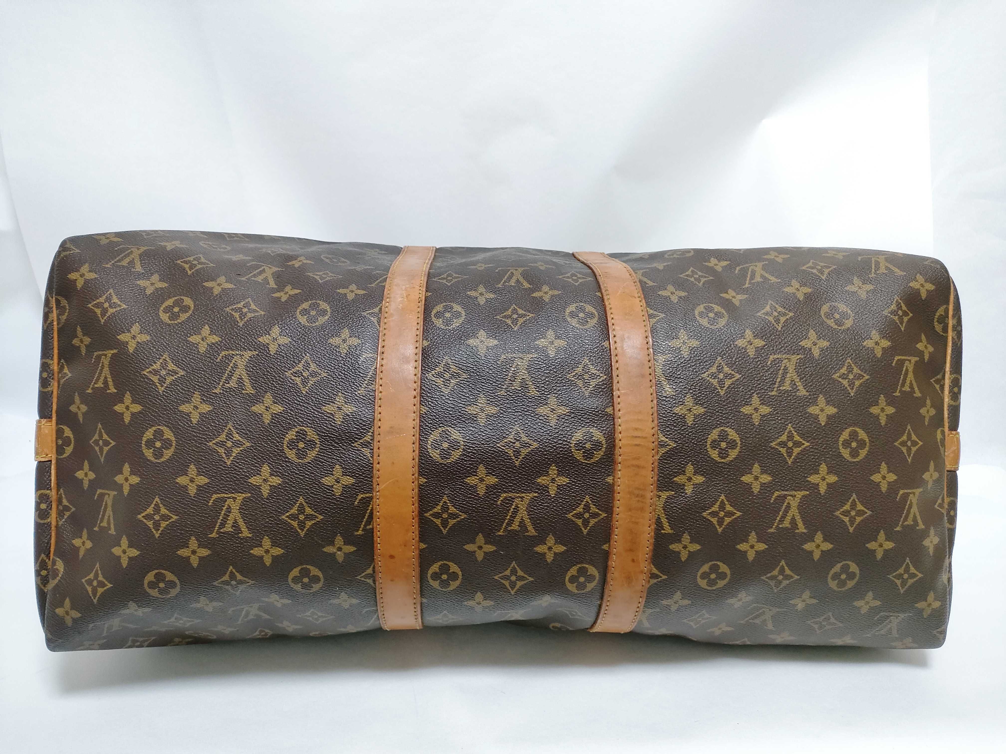 Monogram Louis Vuitton Keepall Bandouliere 55 Monogram M41414 VI0930 Boston Bag — view 9