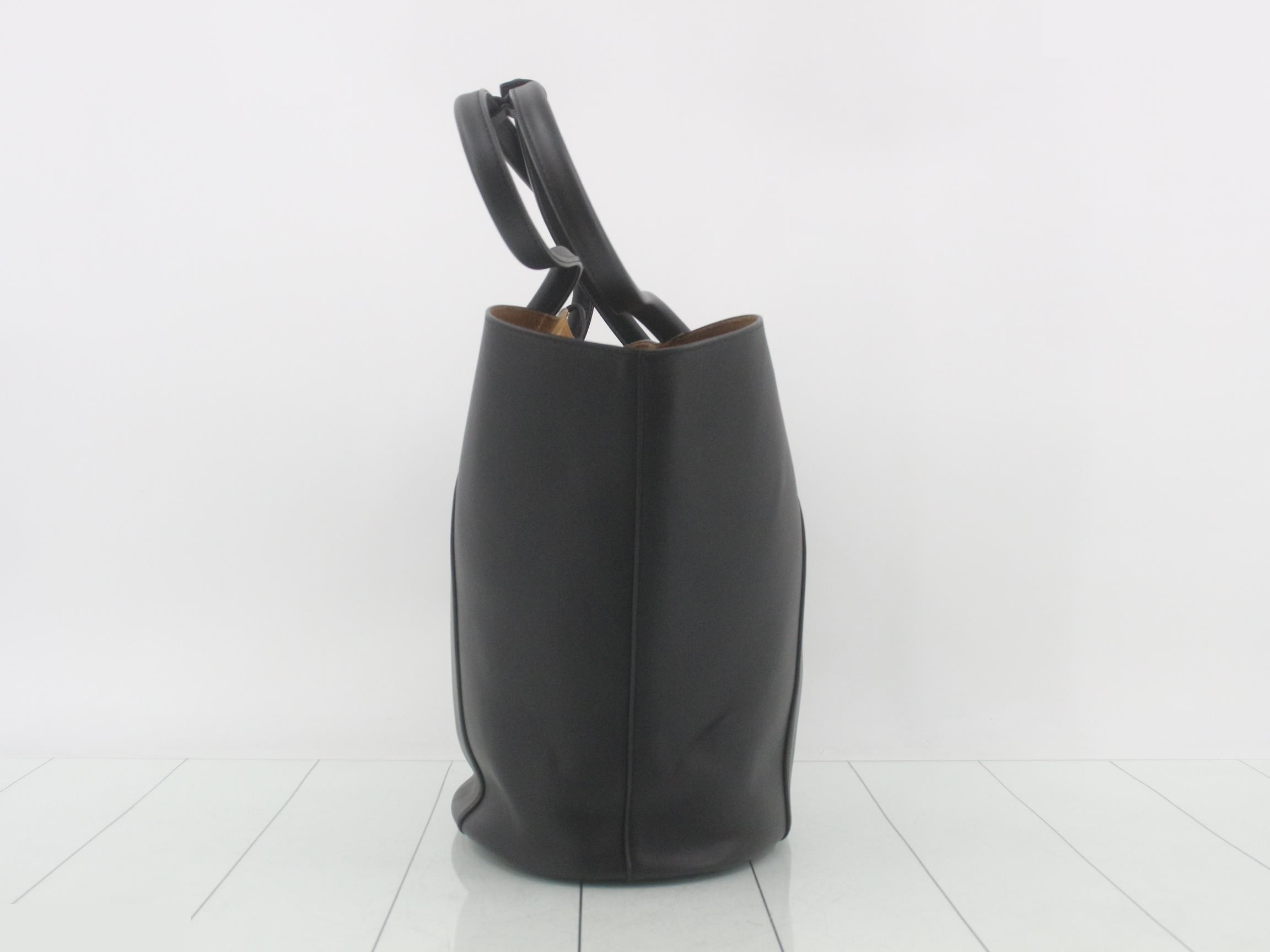 Basket Tote Bag Leather — view 4