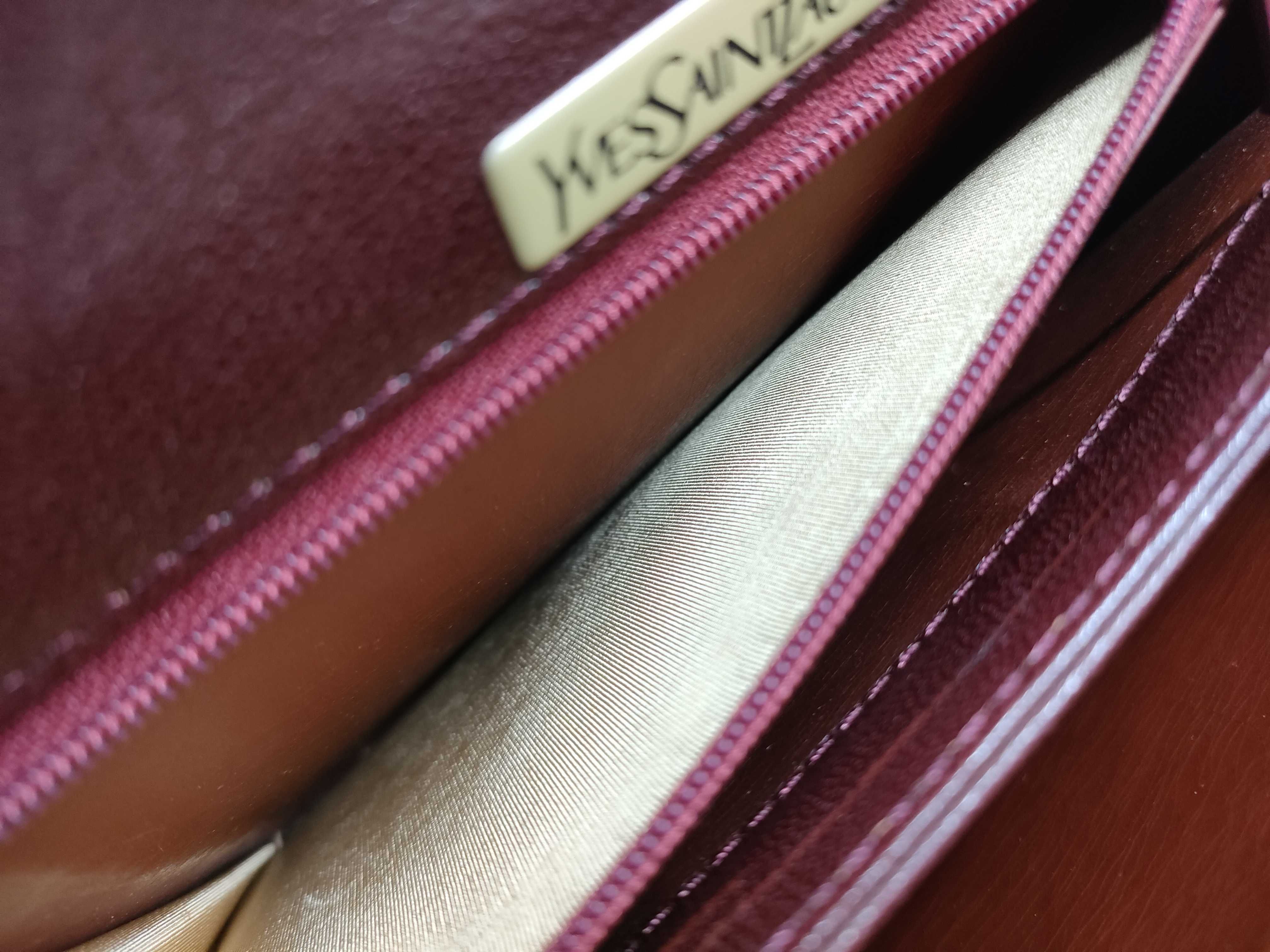 Leather Shoulder Bag, Vintage Red Shoulder Bag — view 14