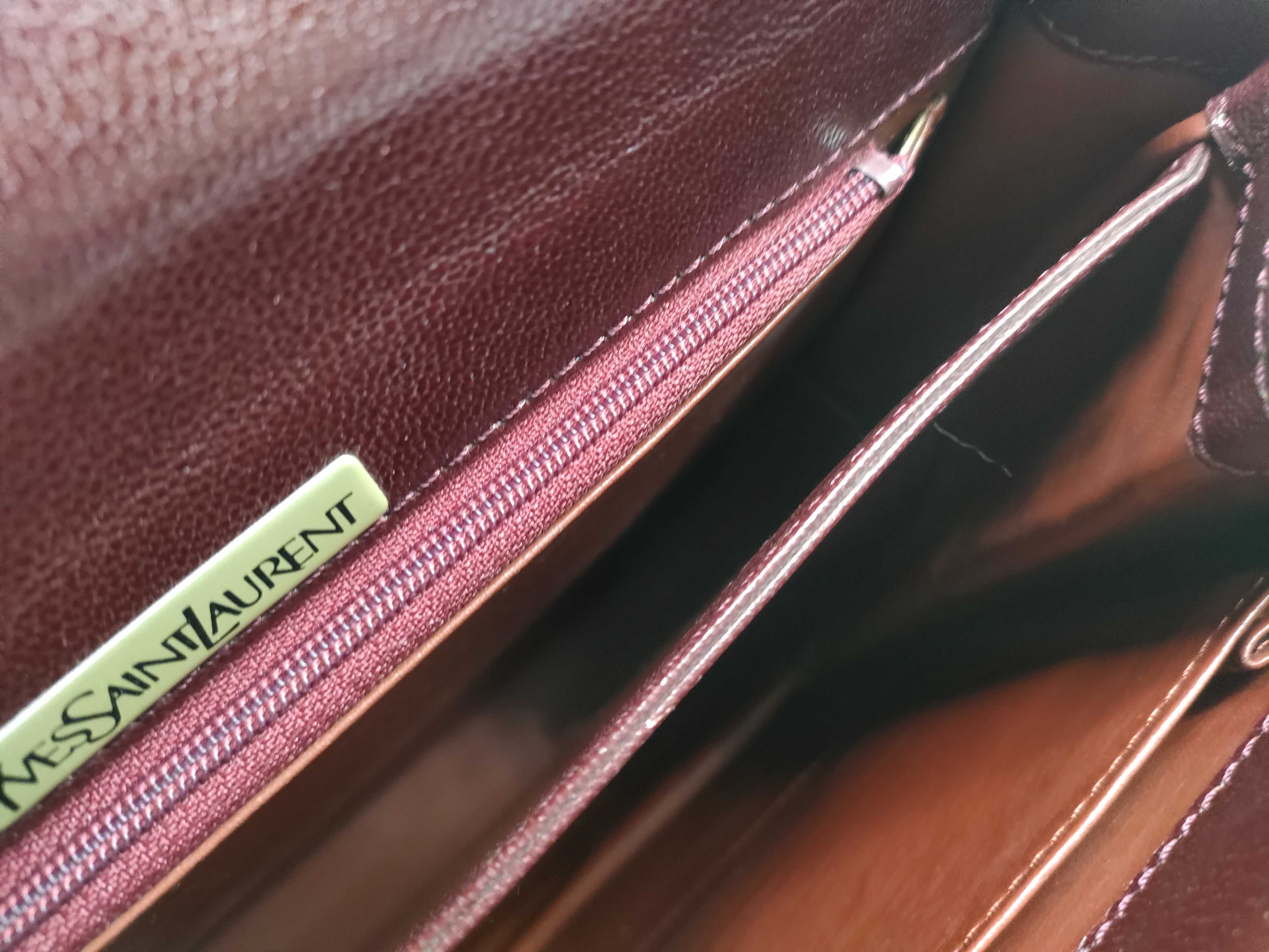 Leather Shoulder Bag, Vintage Red Shoulder Bag — view 15