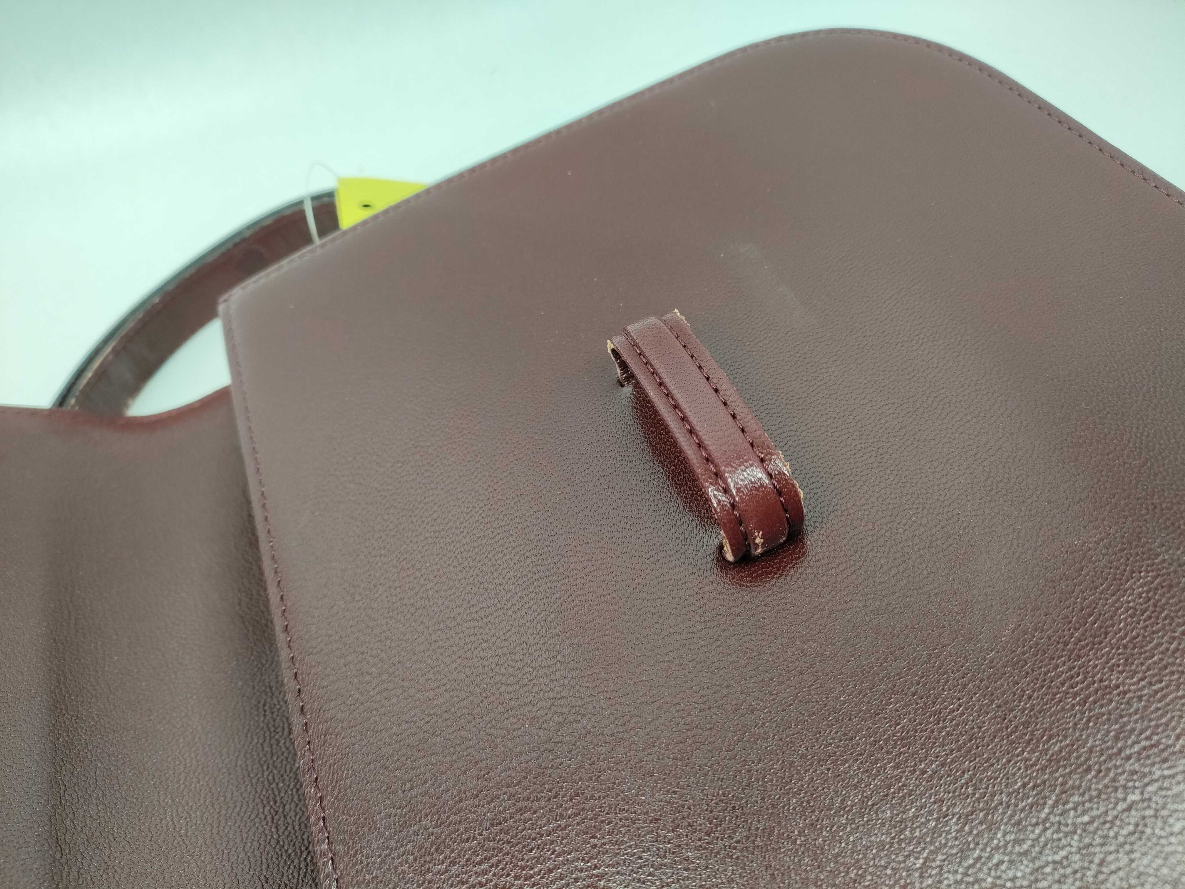 Leather Shoulder Bag, Vintage Red Shoulder Bag — view 8