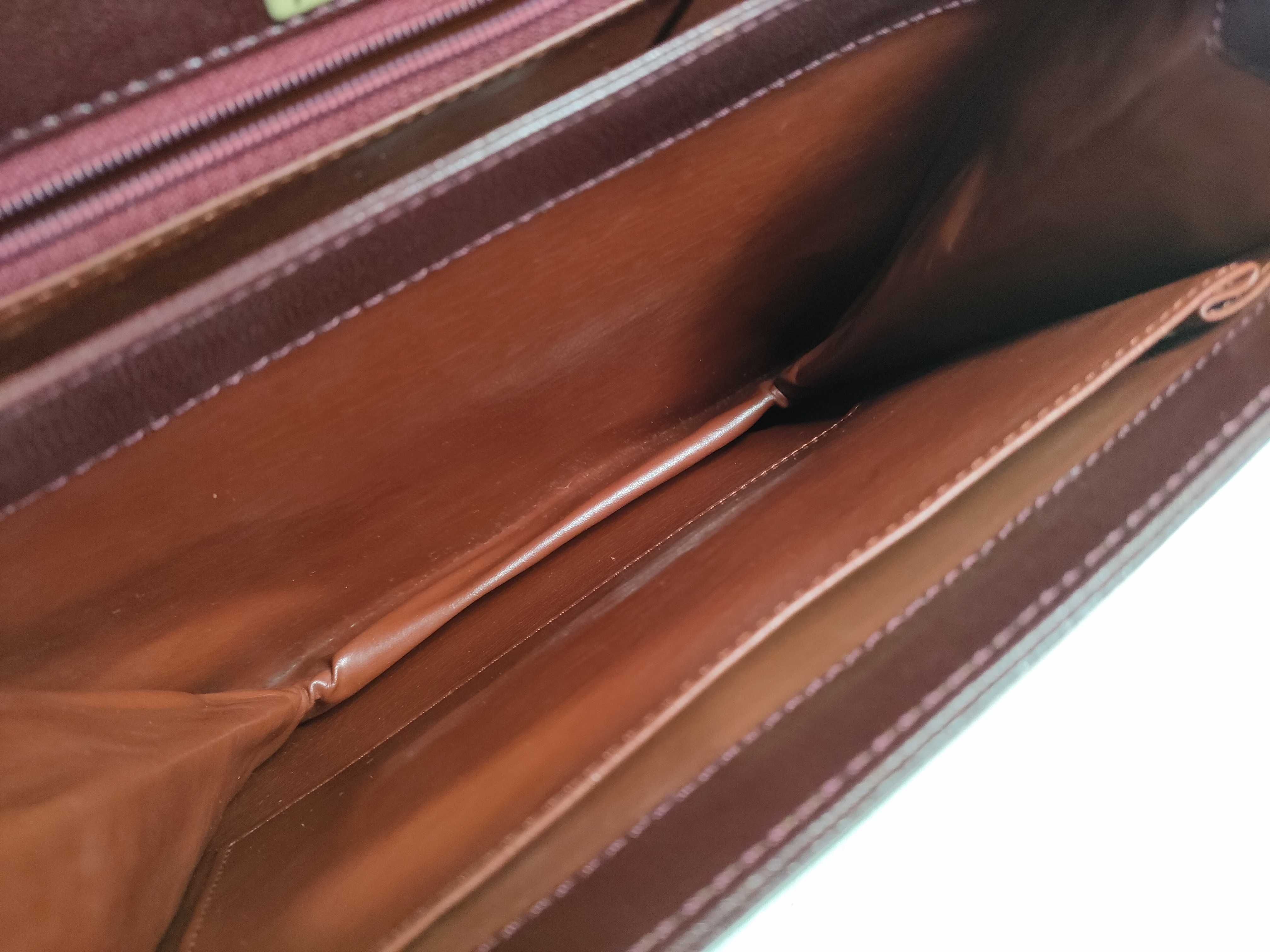 Leather Shoulder Bag, Vintage Red Shoulder Bag — view 10