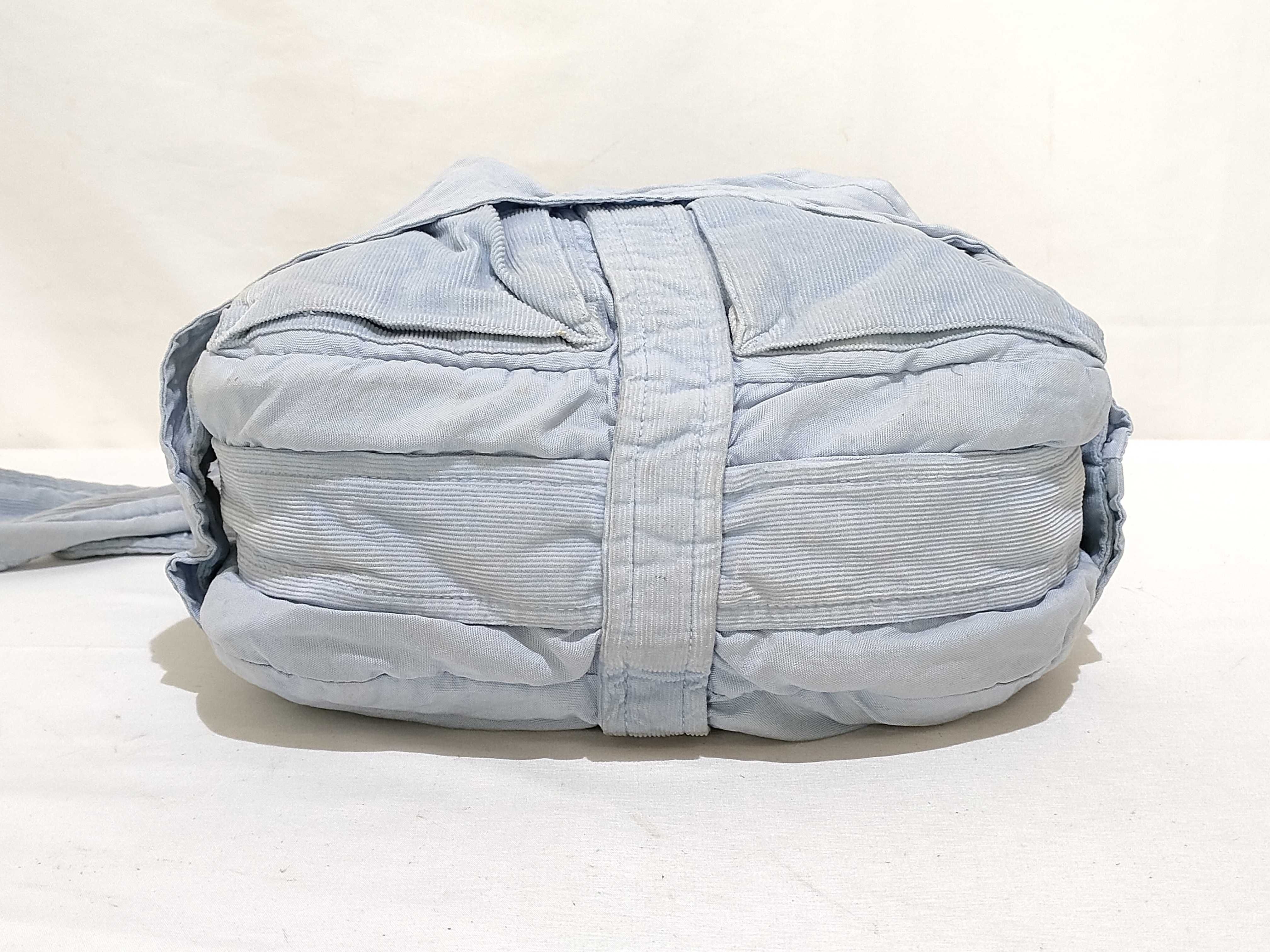 Corduroy Shoulder Bag, Blue — view 7