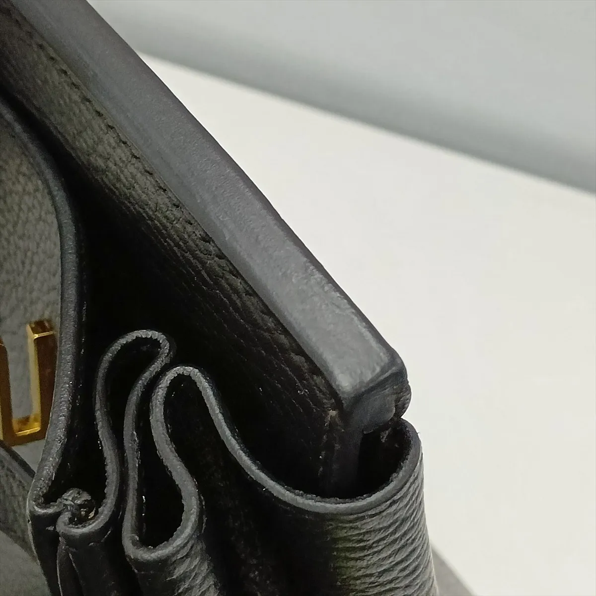 [Individually packaged] Hermes Birkin 35 Letournée Ardennes Black Gold Hardware G: 2003 — view 13