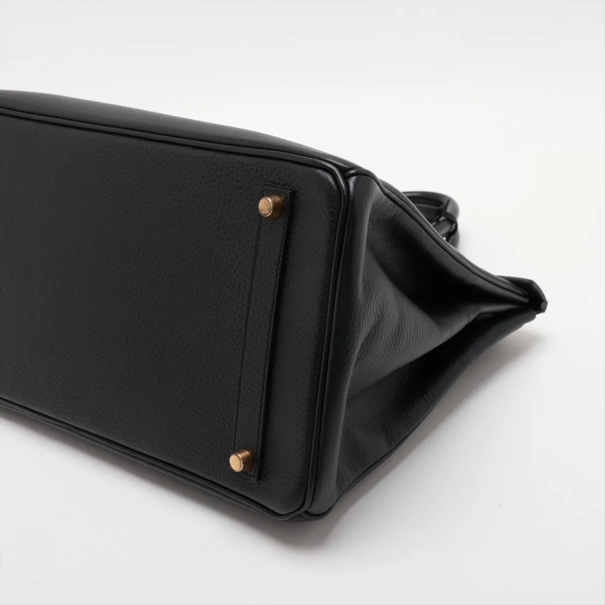 [Individually packaged] Hermes Birkin 35 Letournée Ardennes Black Gold Hardware G: 2003 — view 3