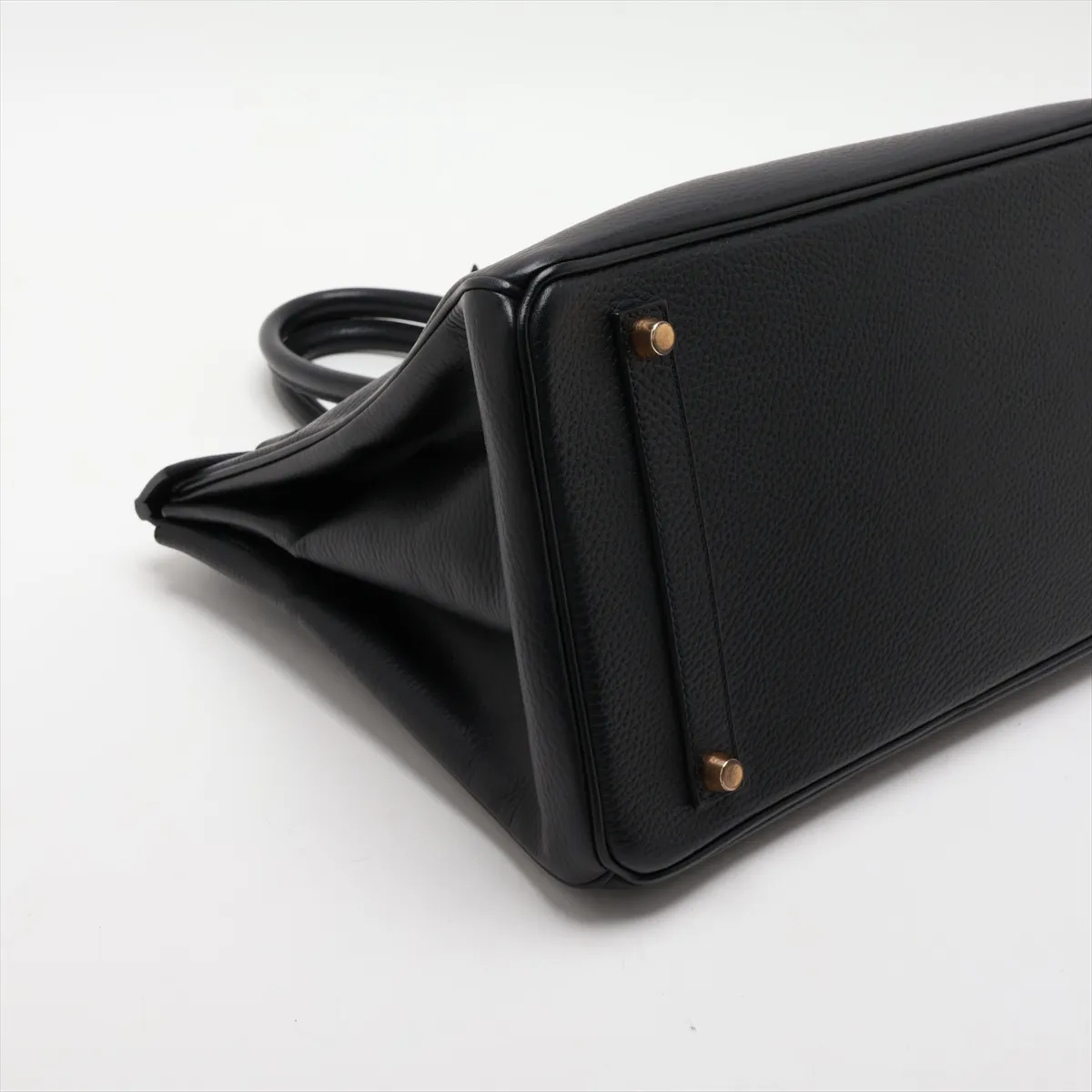 [Individually packaged] Hermes Birkin 35 Letournée Ardennes Black Gold Hardware G: 2003 — view 4