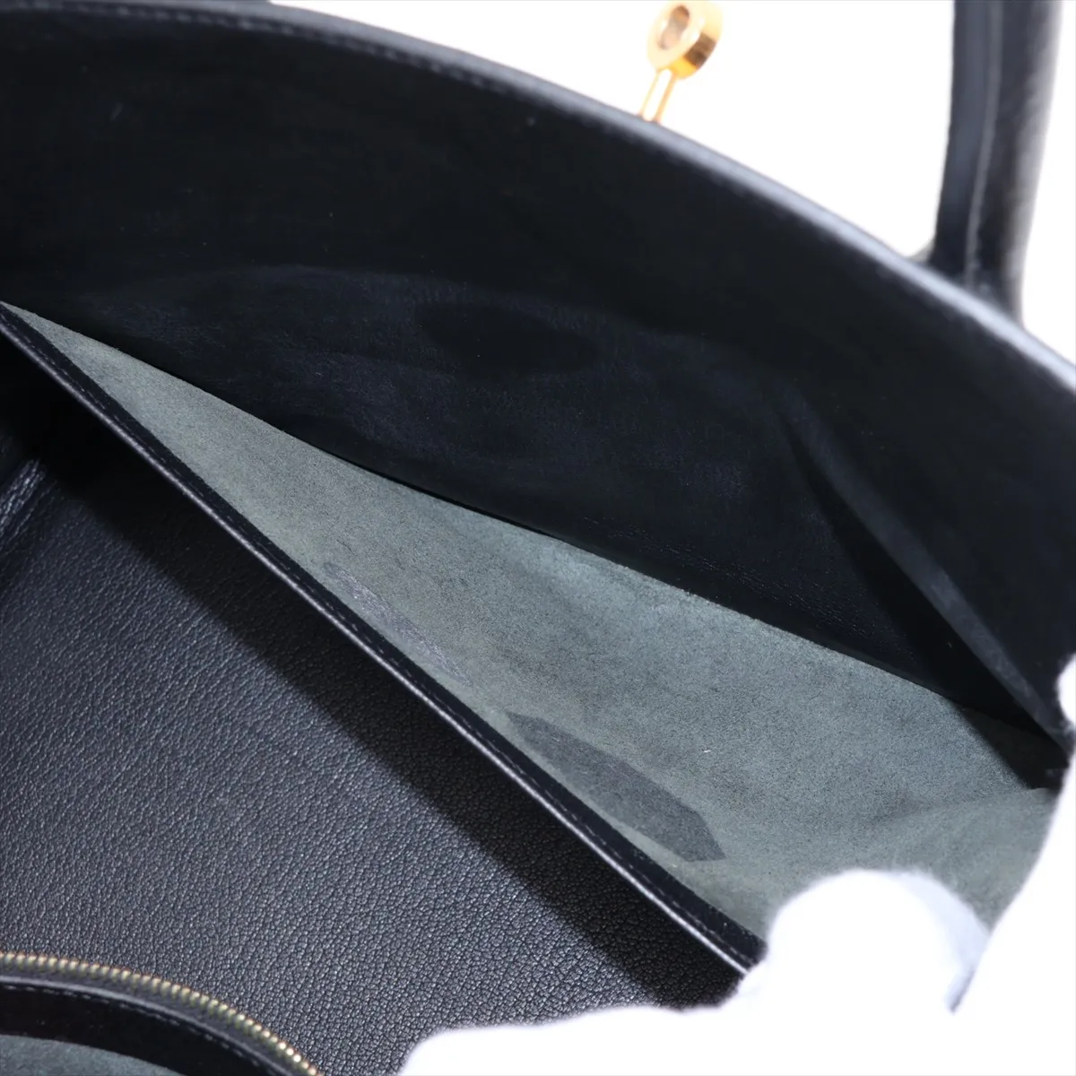 [Individually packaged] Hermes Birkin 35 Letournée Ardennes Black Gold Hardware G: 2003 — view 9