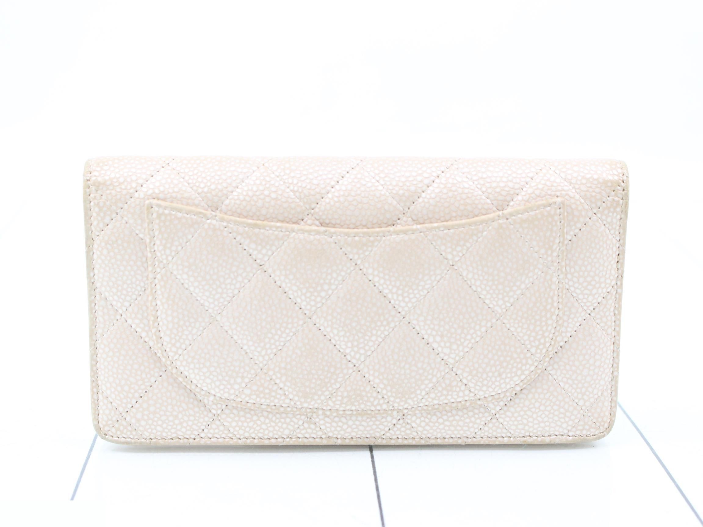 Matelassé long wallet — view 2
