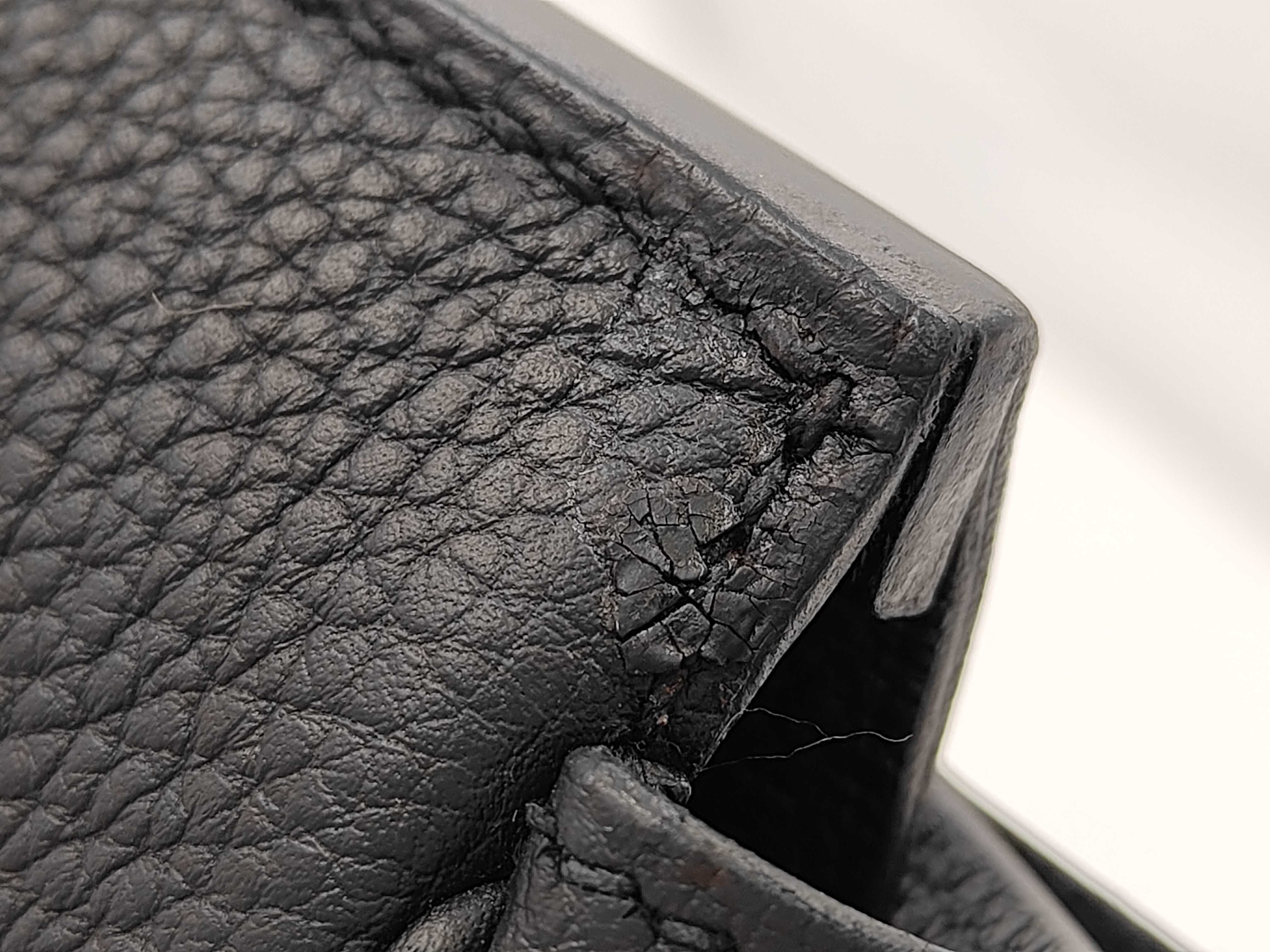 Birkin 35 Togo Black Gold Hardware K Stamp Handbag — view 11
