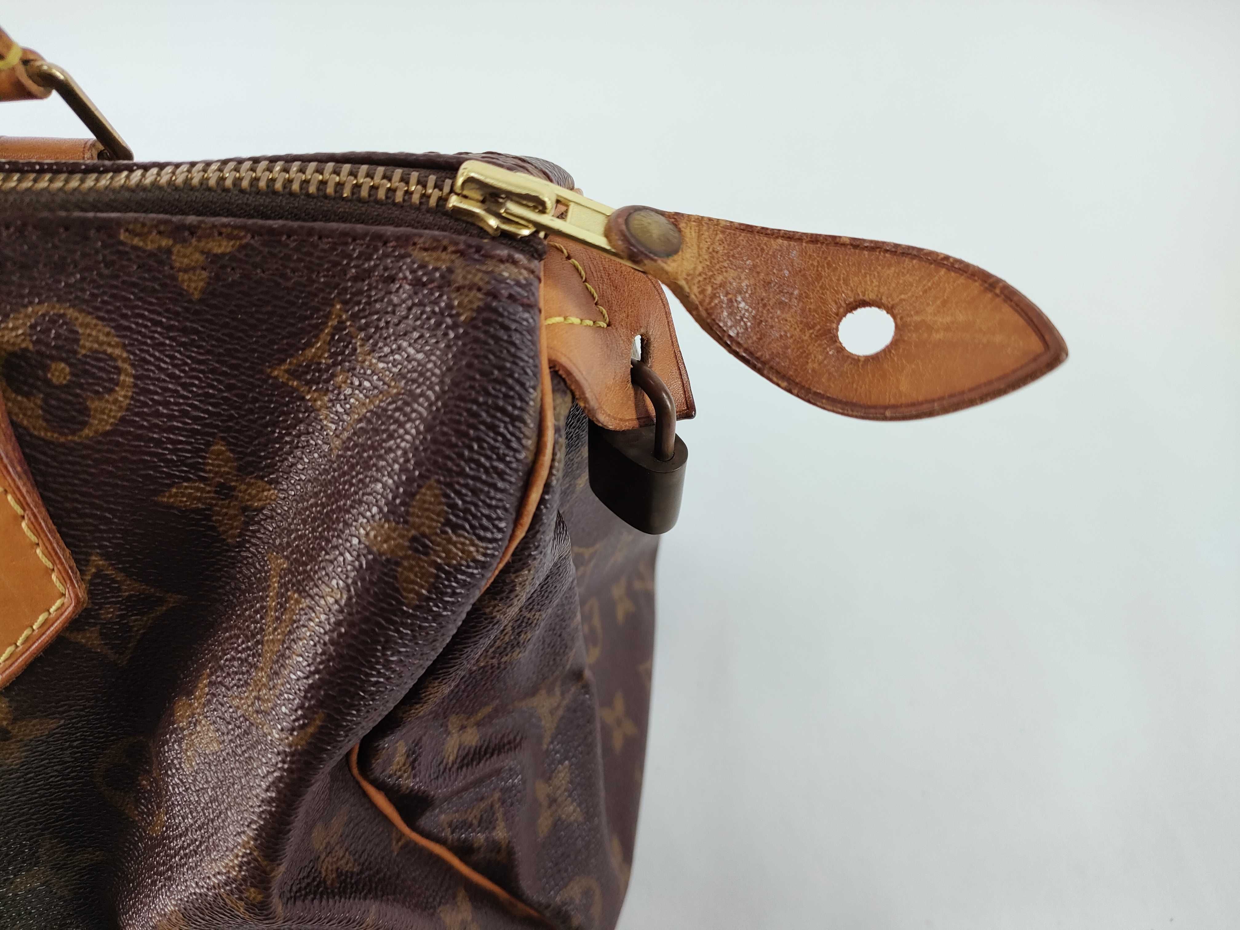 Monogram Speedy 30 M41526 SP0954 Brown Boston Bag — view 8