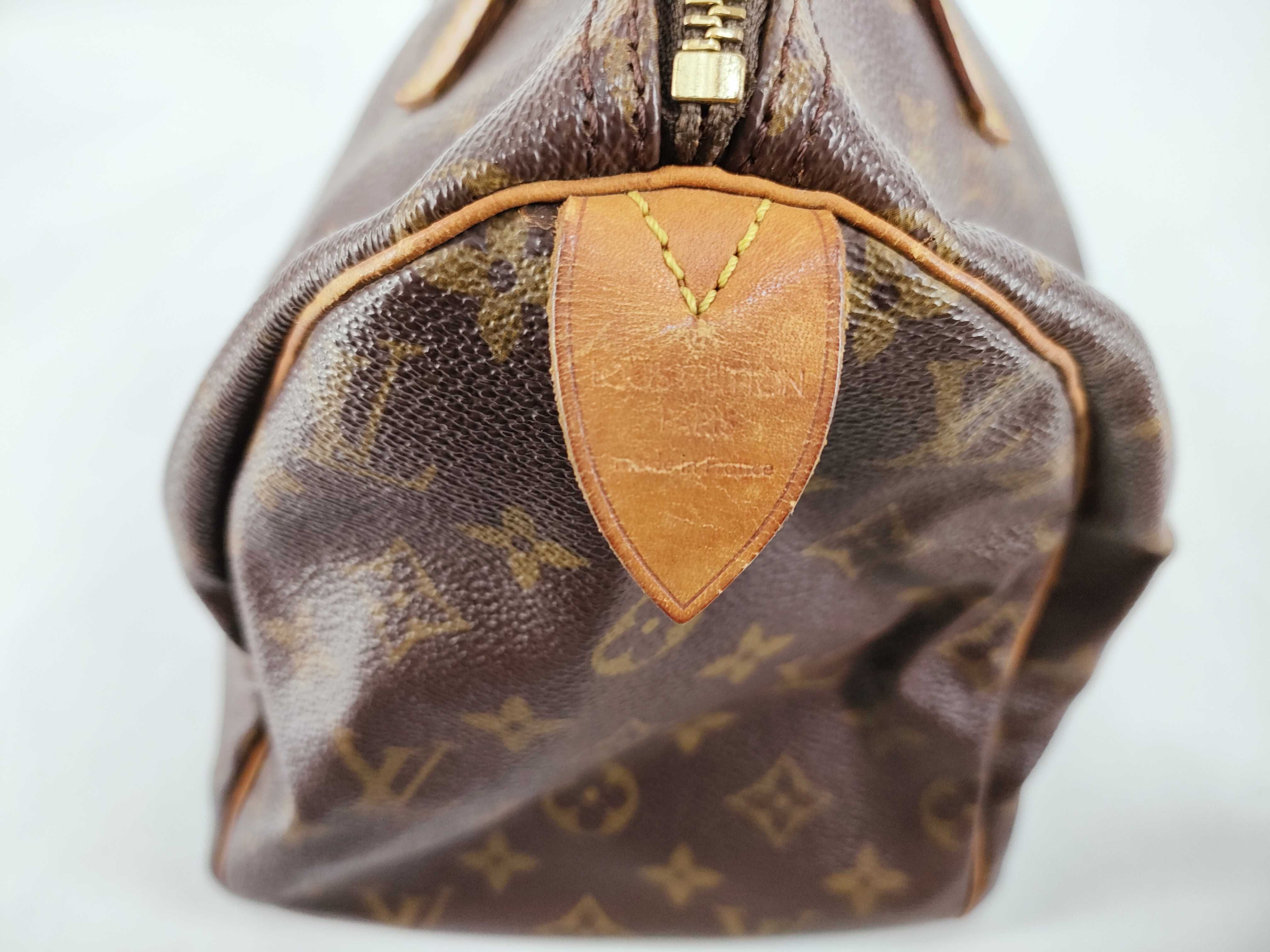 Monogram Speedy 30 M41526 SP0954 Brown Boston Bag — view 9