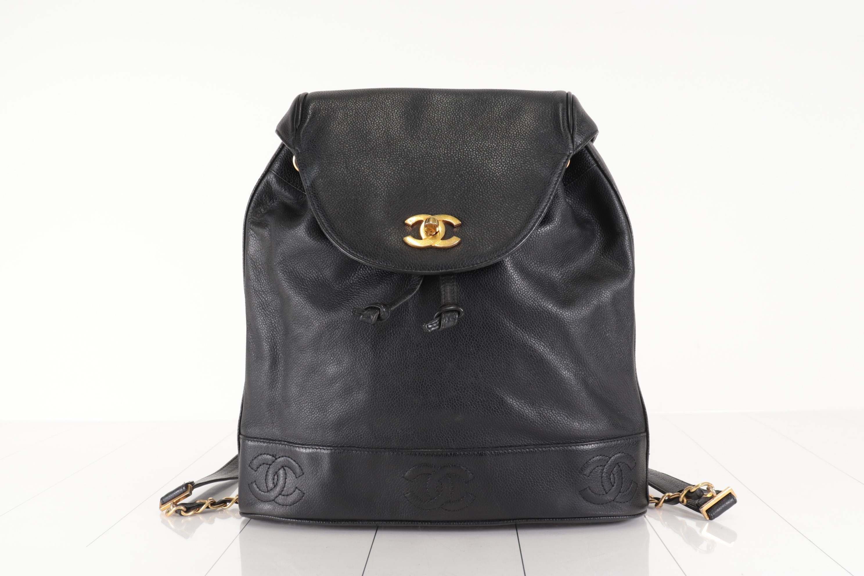 Triple Coco drawstring bag chain backpack, item number 3 — view 2