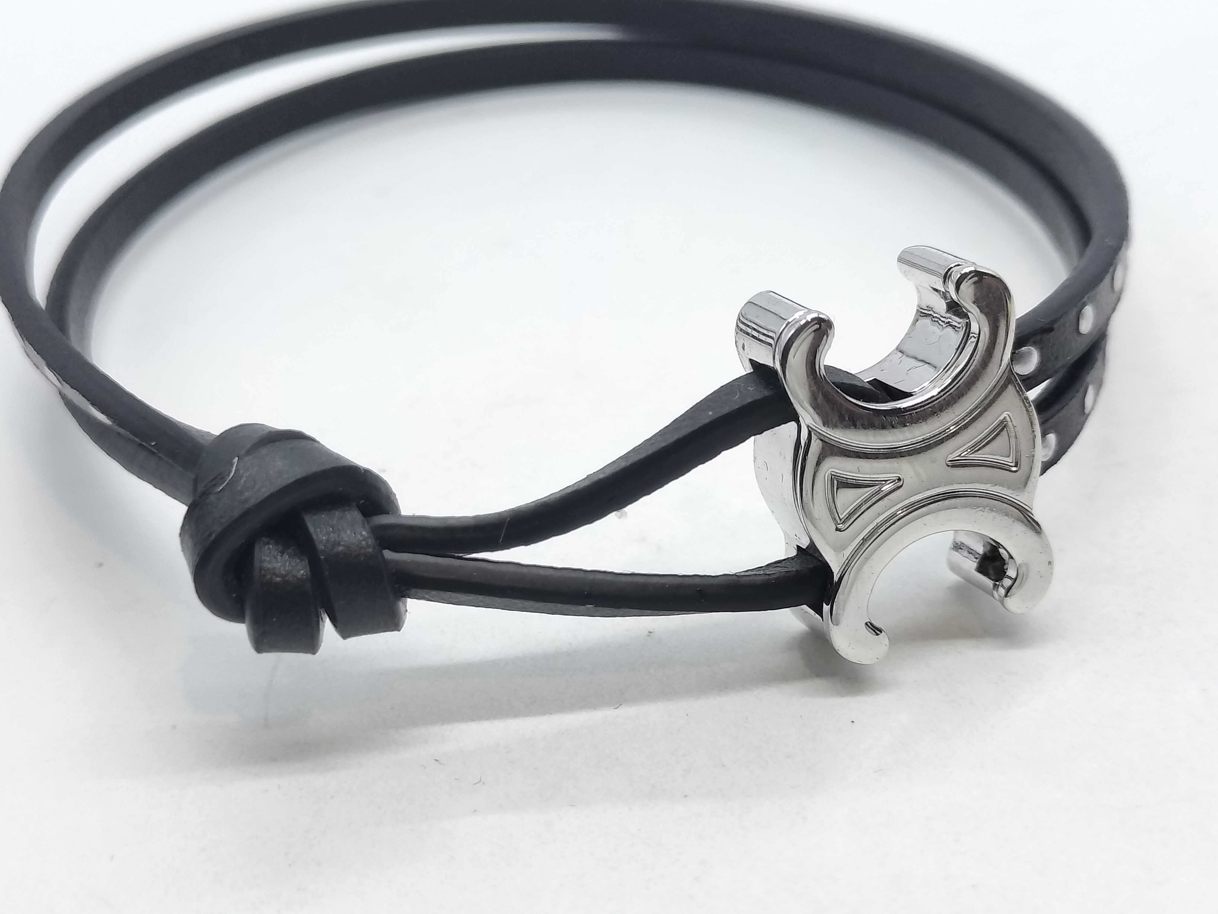 Triomphe/Leather/Bracelet Bracelet/Bangle — view 5
