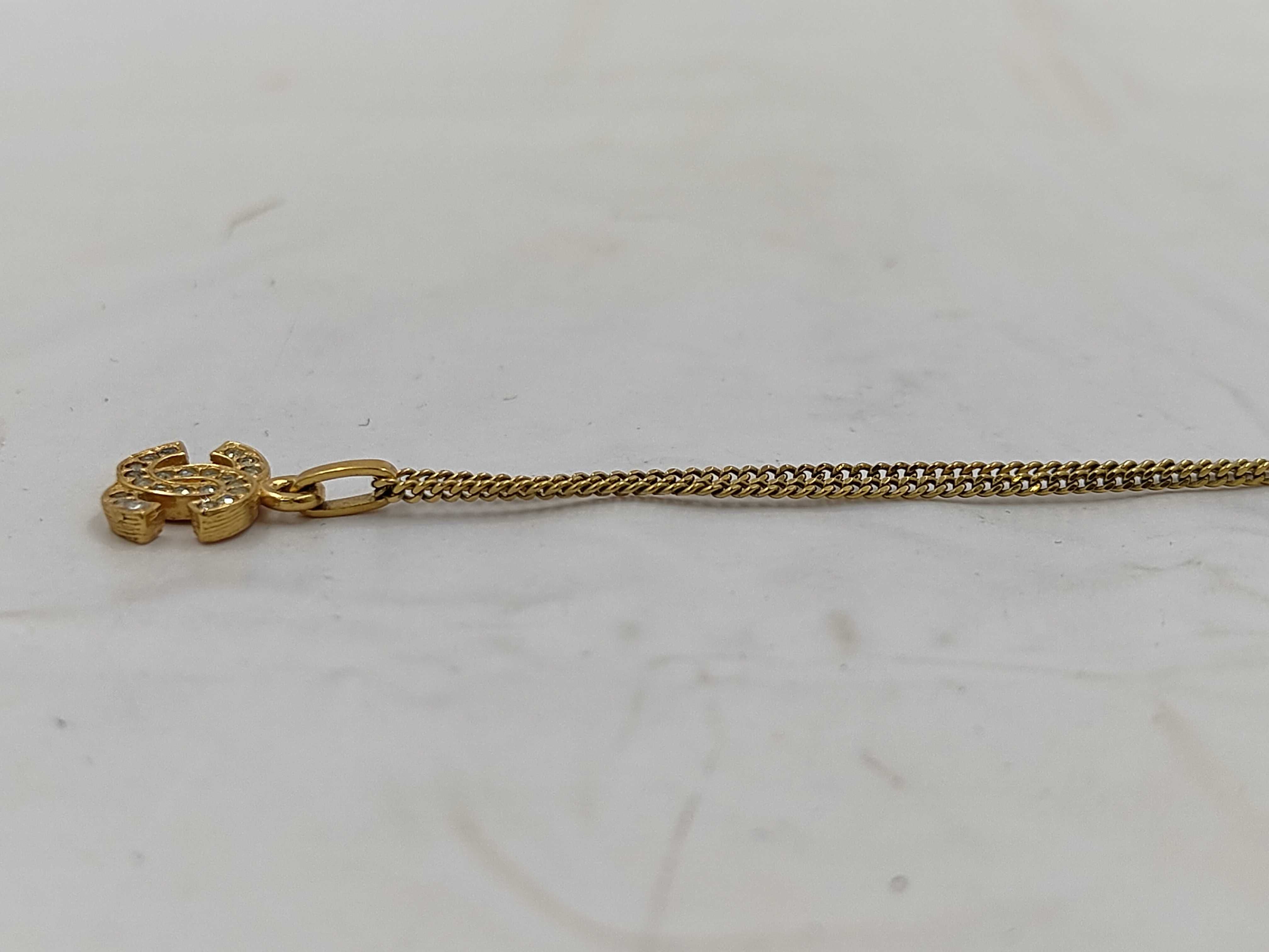 Coco Mark Rhinestone Necklace — view 3