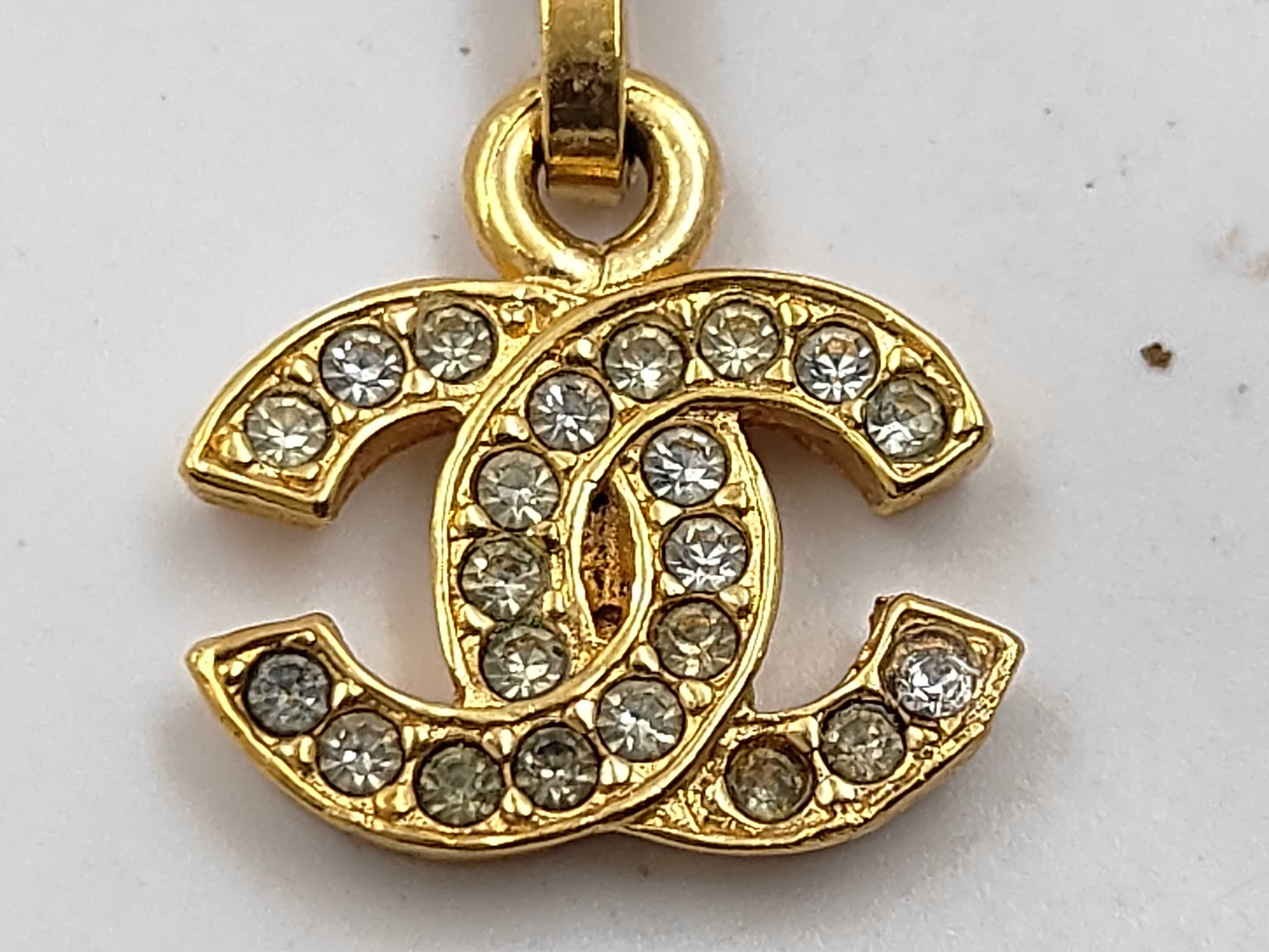 Coco Mark Rhinestone Necklace — view 7