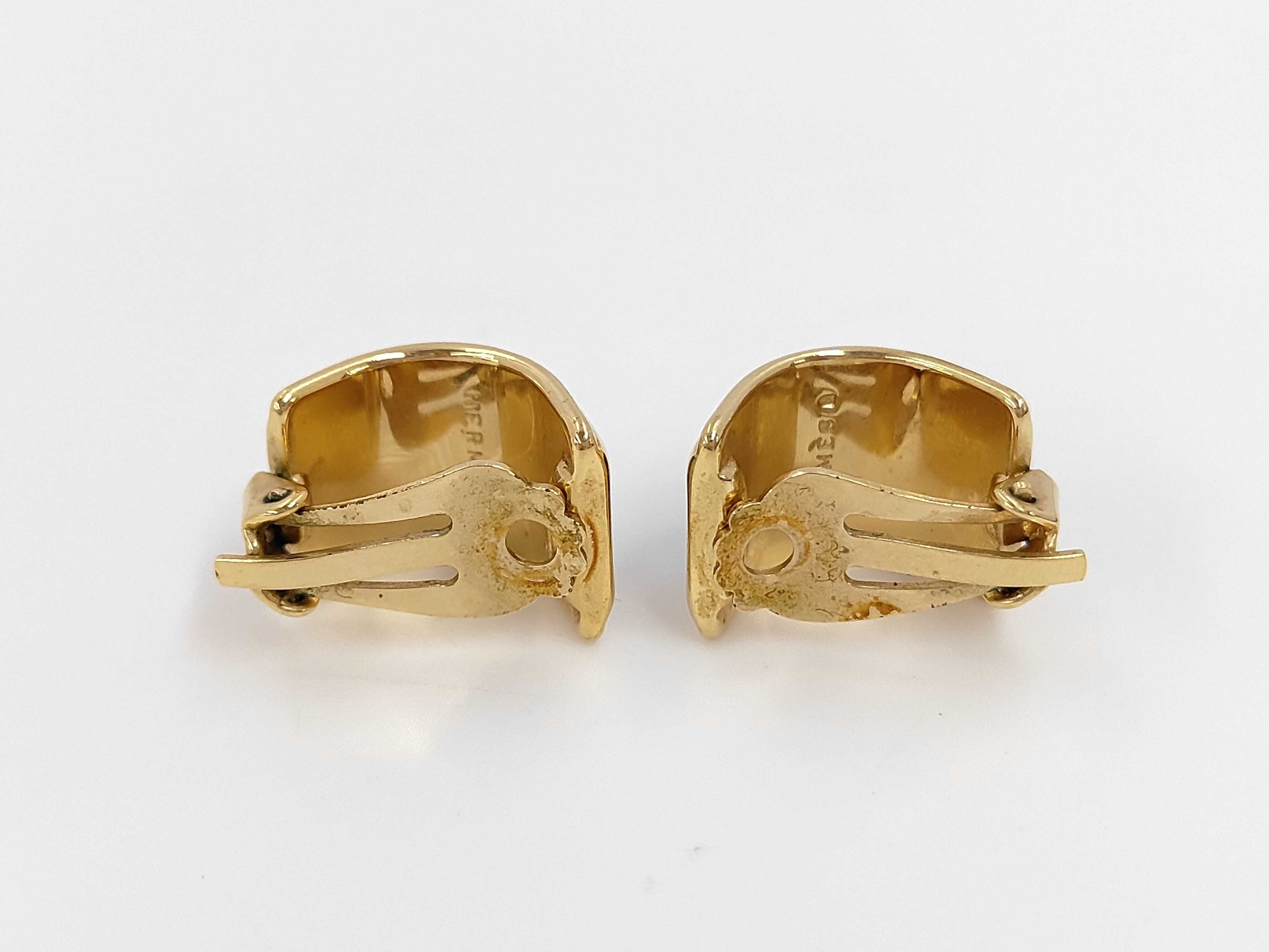 enamel earrings — view 2