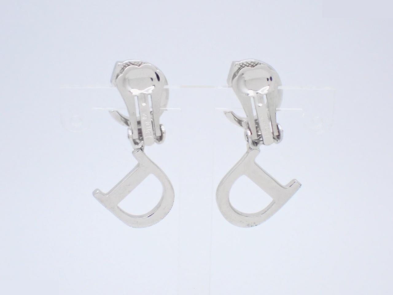 CD Logo Swing Earrings — view 2