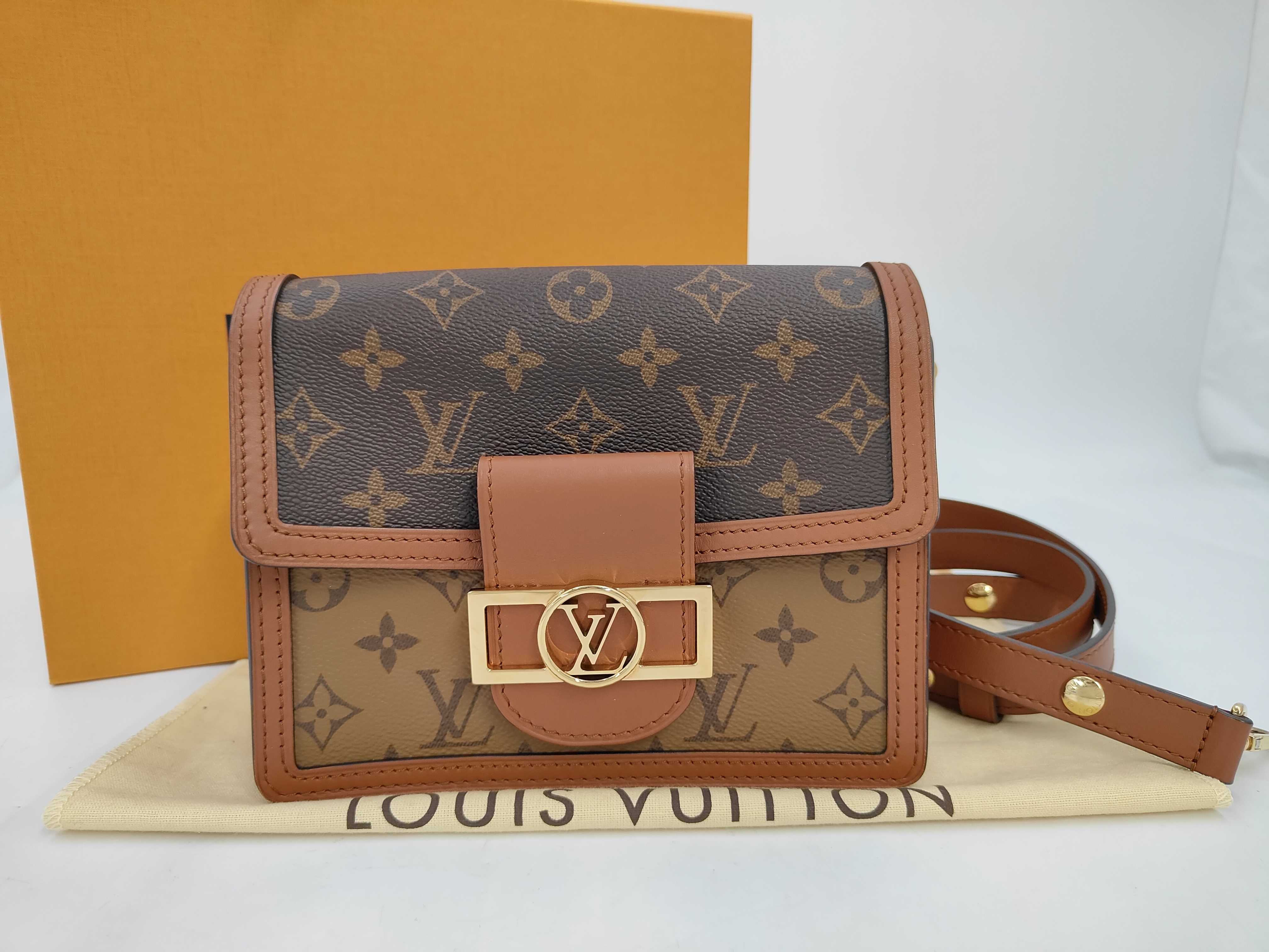 Monogram Dauvilleune Mini Reverse Shoulder Bag with Reverse Strap