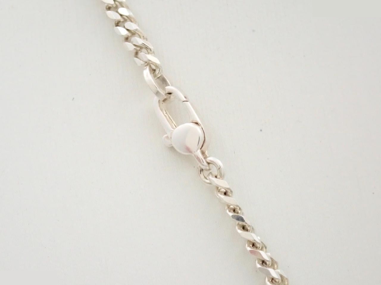 necklace, 925 sterling silver, 22.4g, knot infinity design. — view 2