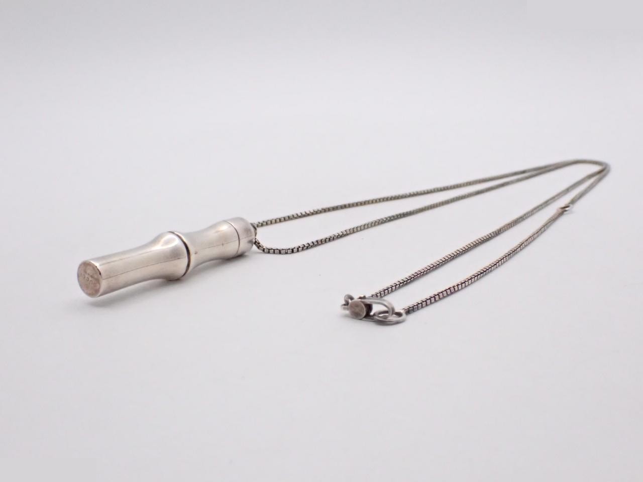 Bamboo Necklace, 44.6g, Chain approx. 76cm — view 3