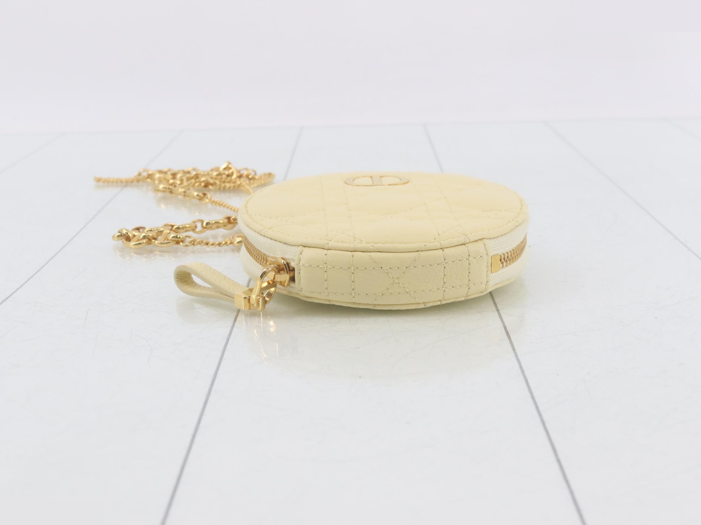 Cannage Lambskin Chain Shoulder Bag — view 3