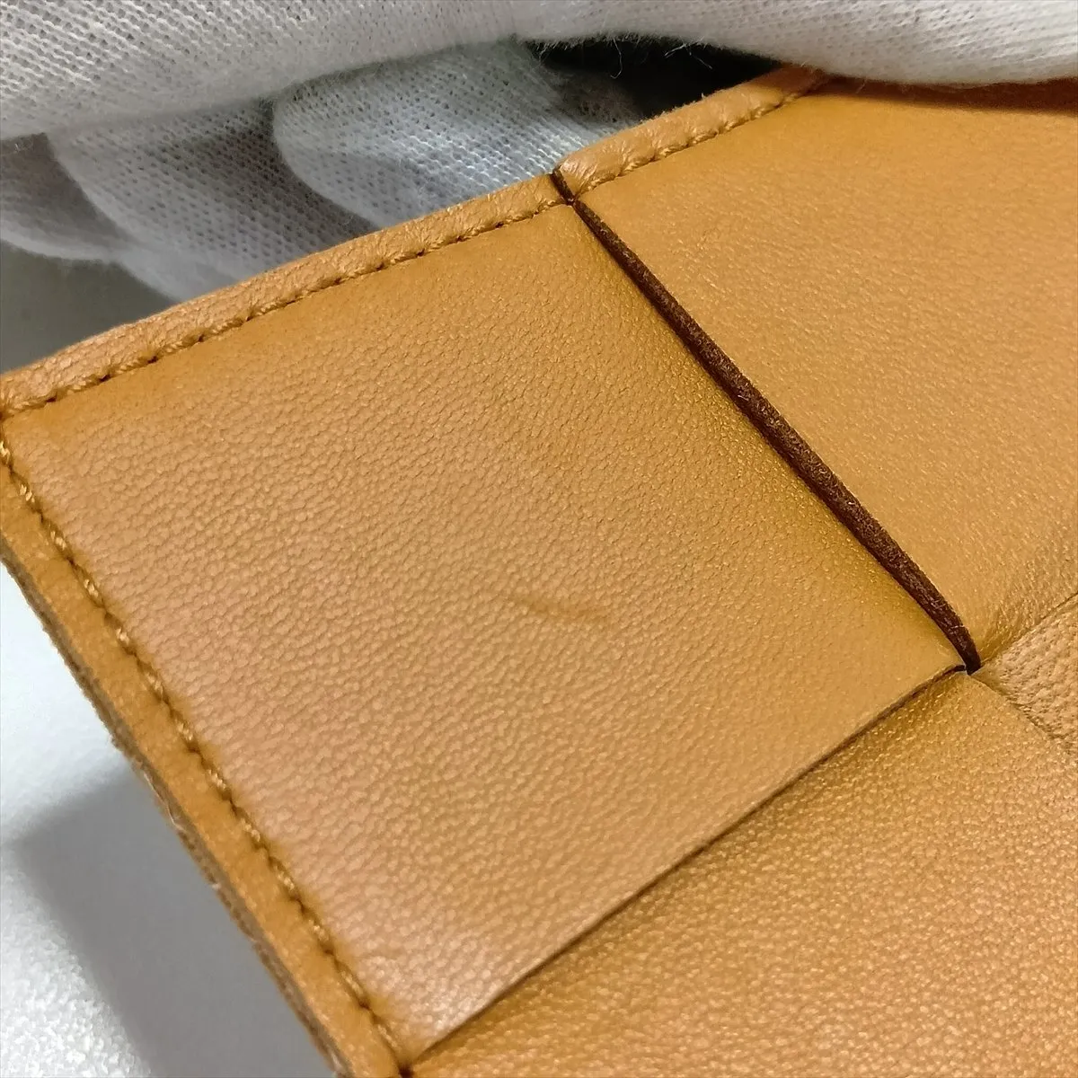 Maxi Intrecciato Cassette Leather Shoulder Bag, Brown — view 11