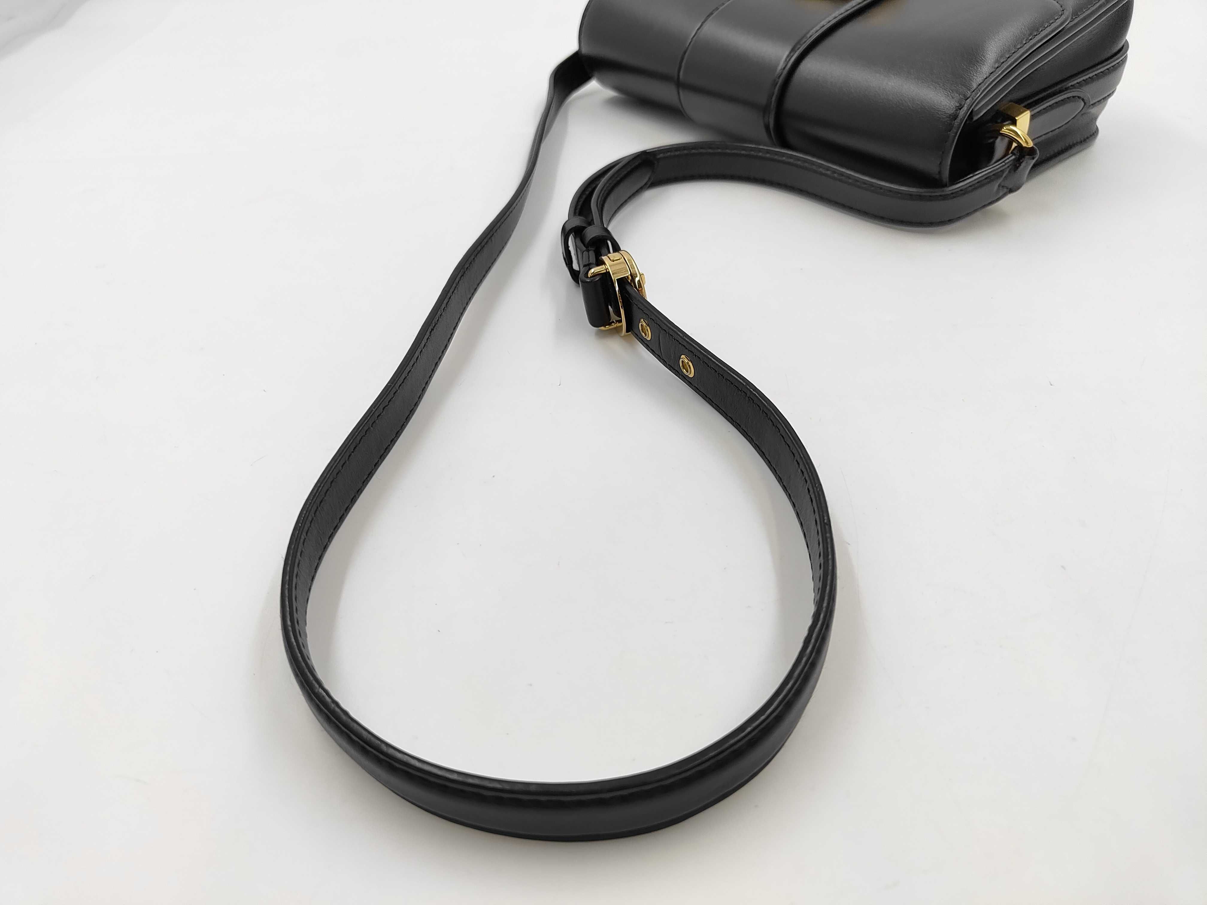 Pont Neuf Soft Black Leather Women's Shoulder Bag — view 3