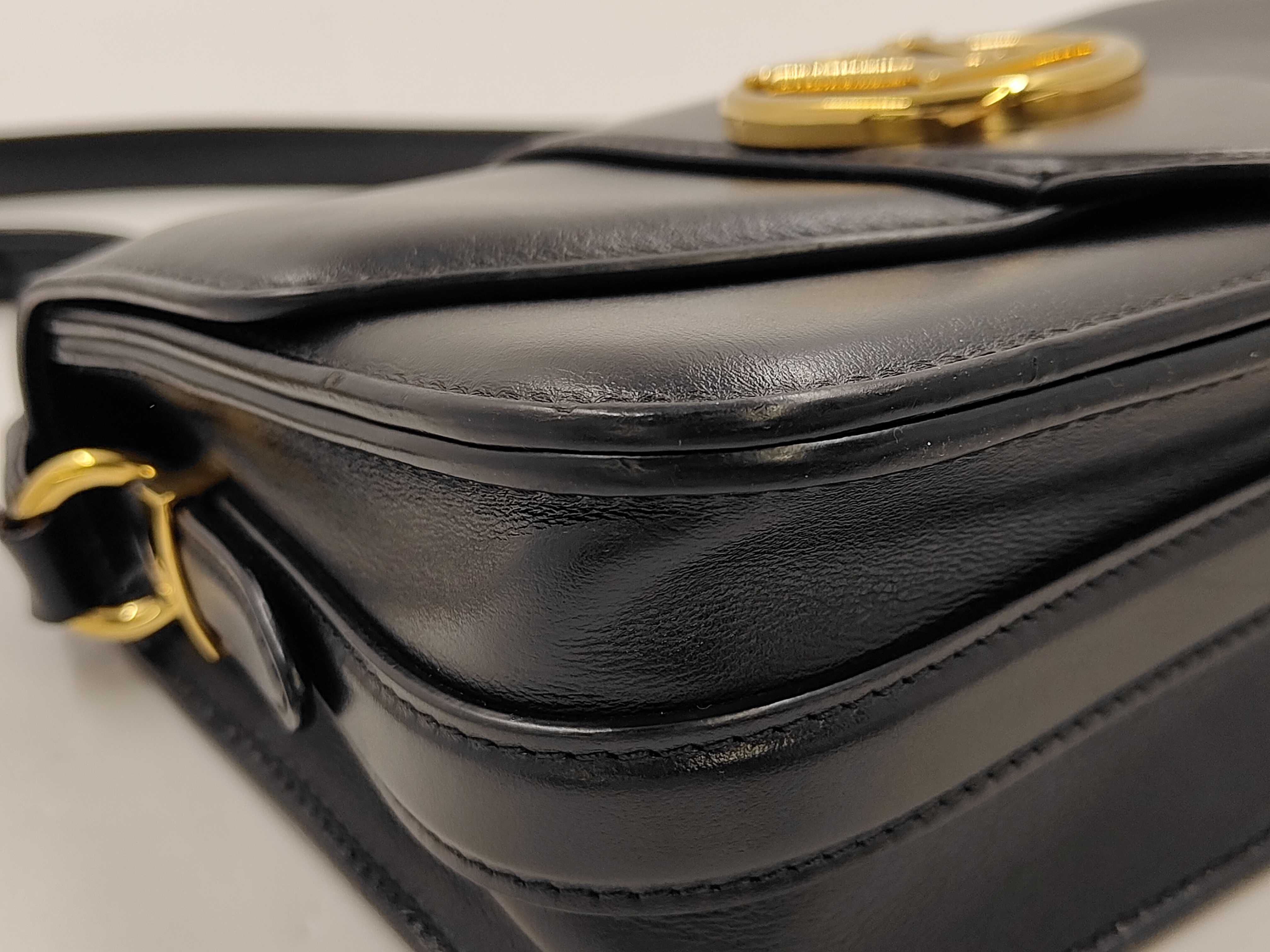 Pont Neuf Soft Black Leather Women's Shoulder Bag — view 7