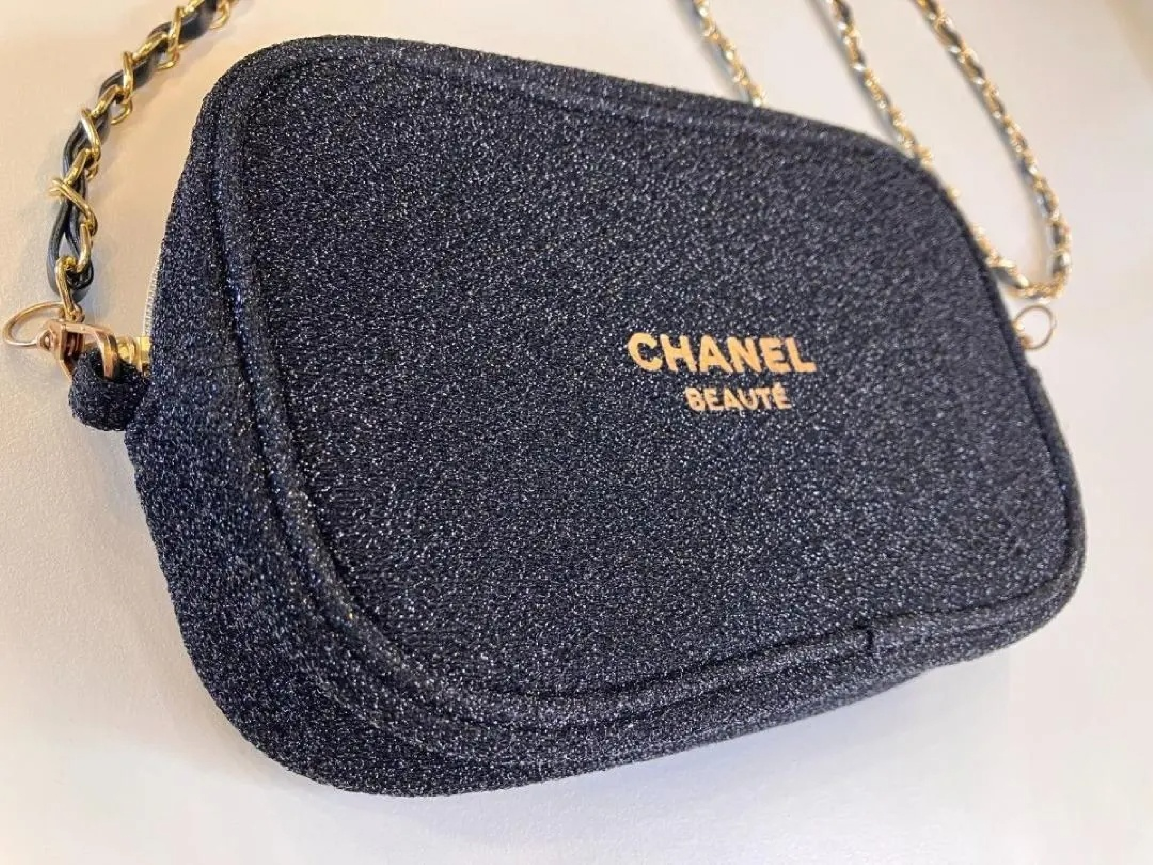 Novelty Chain Bag, Black Pouch, Beauty Cosmetics Gift — view 3