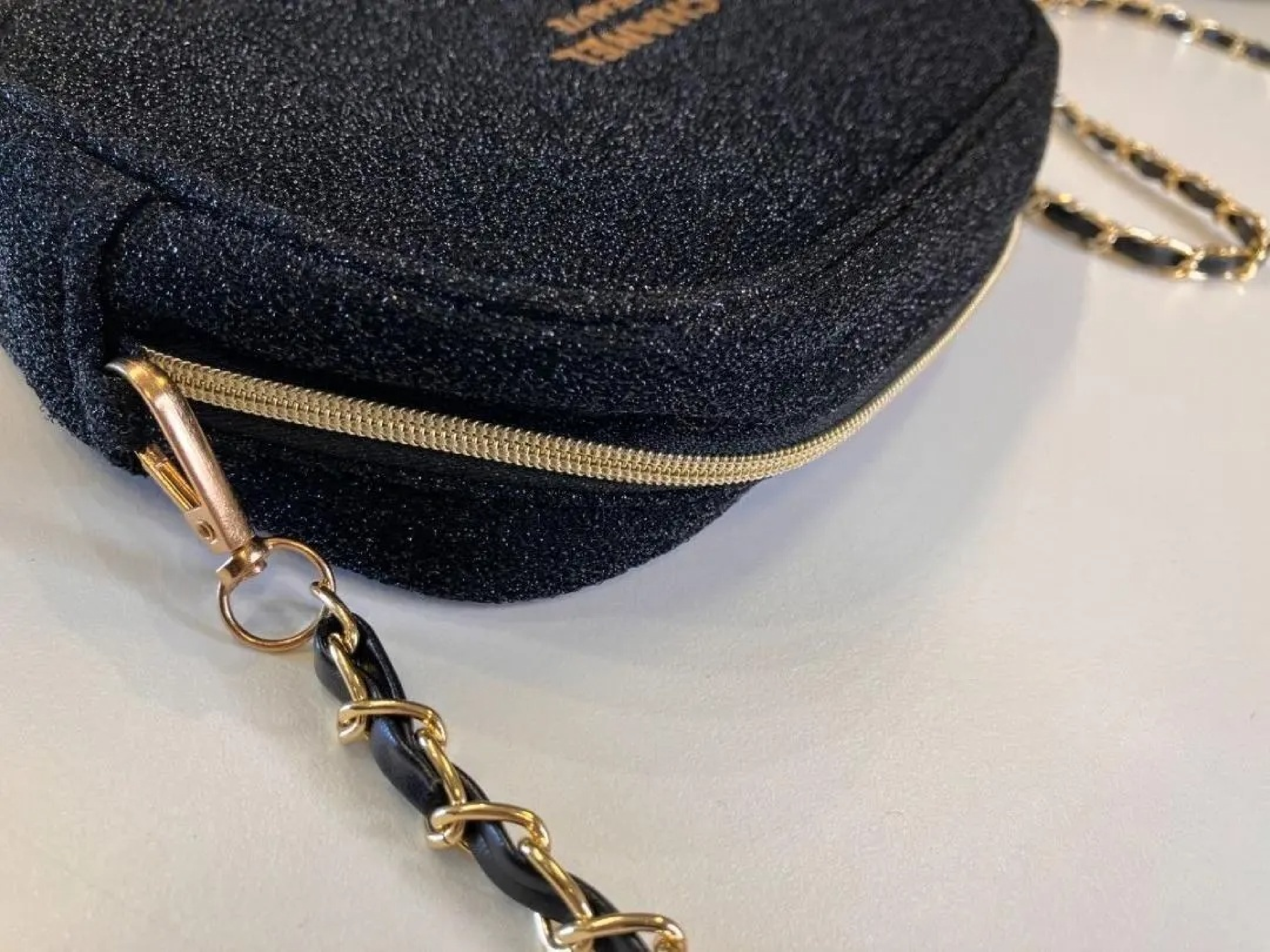 Novelty Chain Bag, Black Pouch, Beauty Cosmetics Gift — view 5