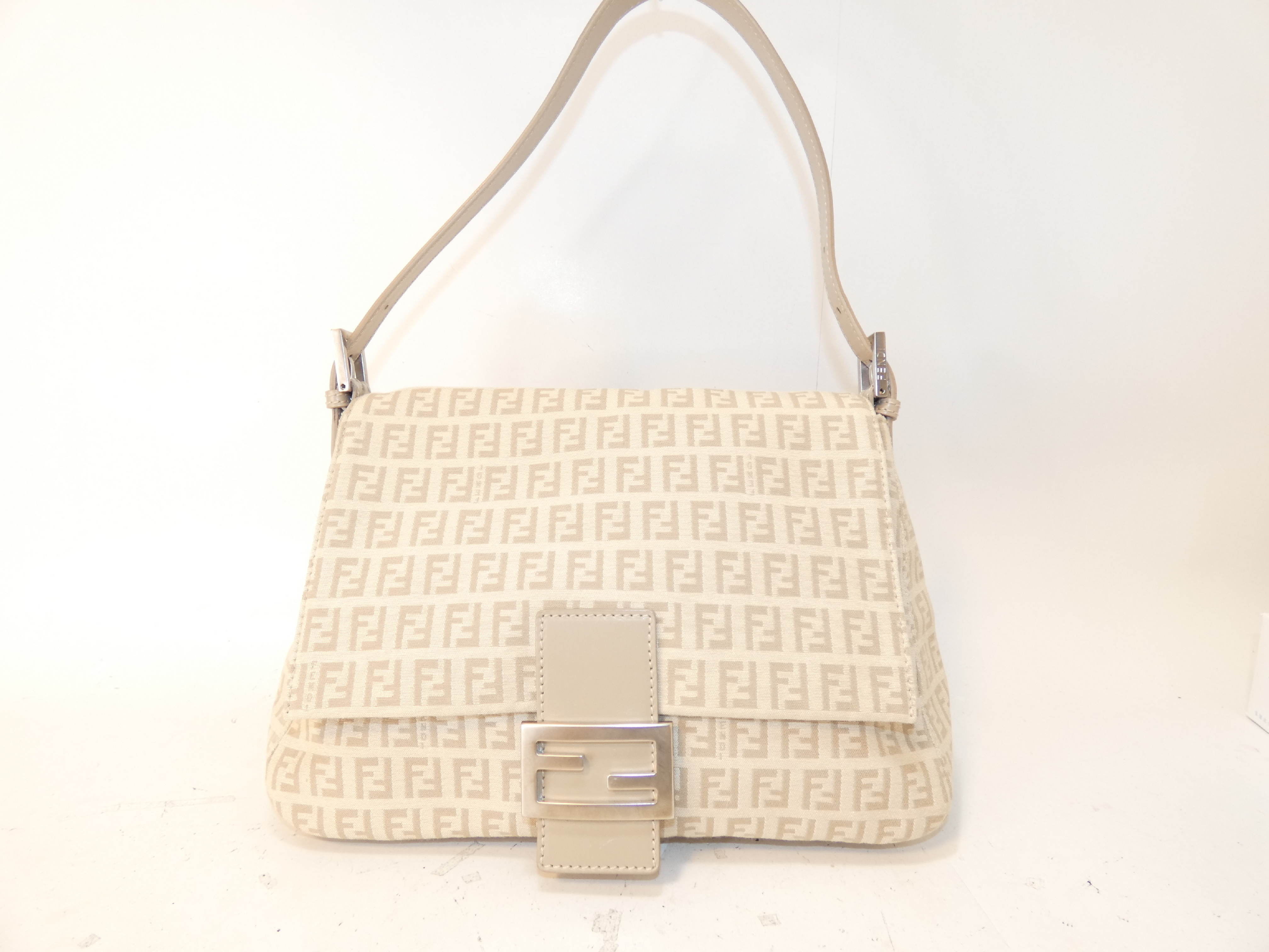 Mamma Zucchino Canvas Leather One-Hand Shoulder Bag