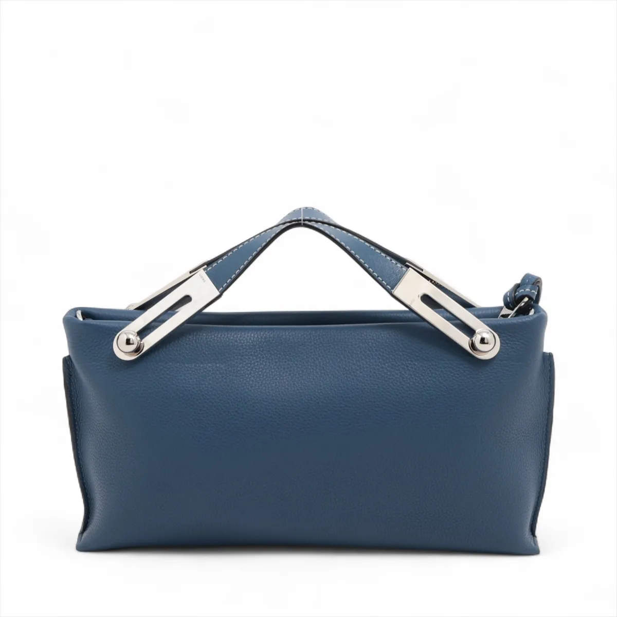 Missy Small Leather 2WAY Shoulder Bag Navy — view 2