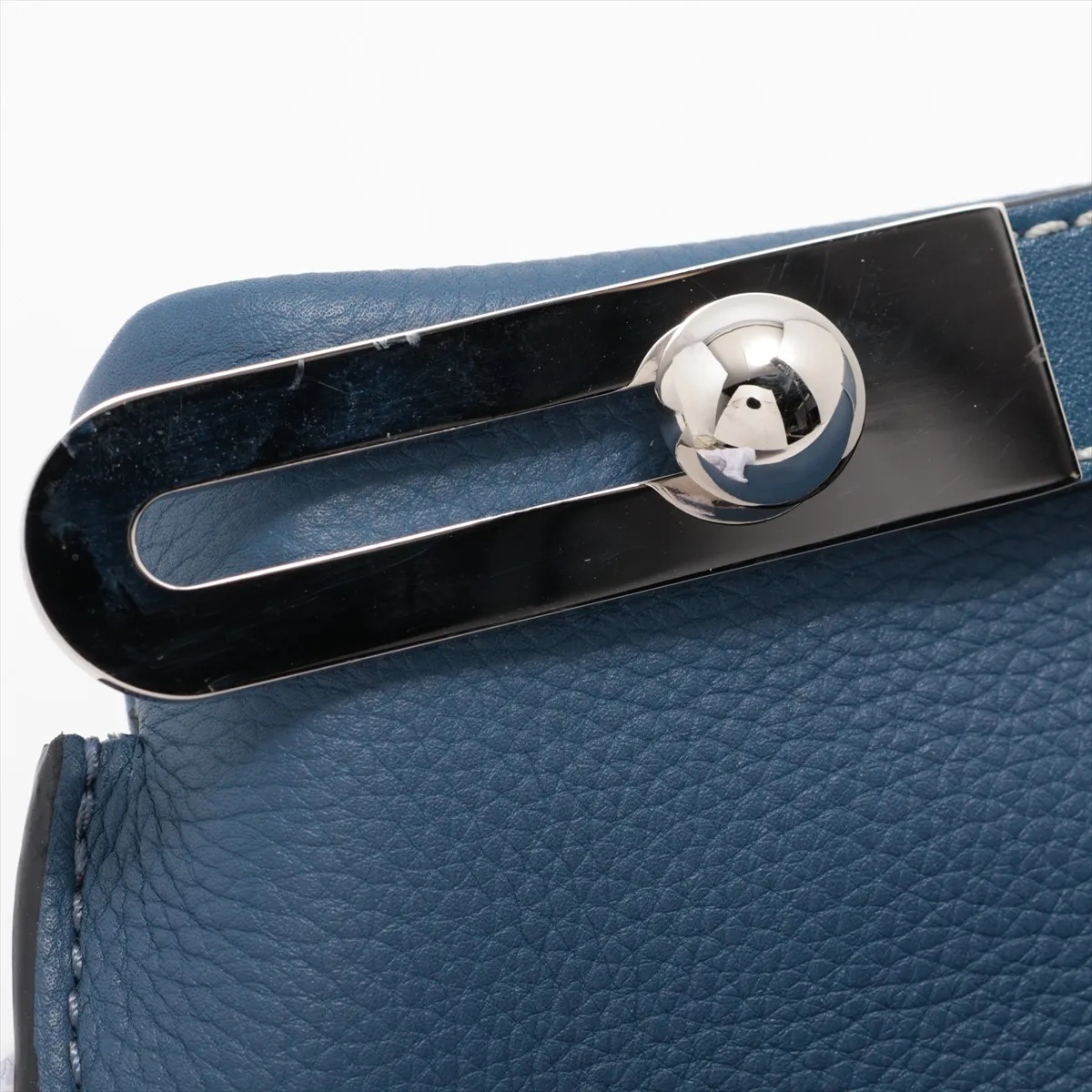 Missy Small Leather 2WAY Shoulder Bag Navy — view 13