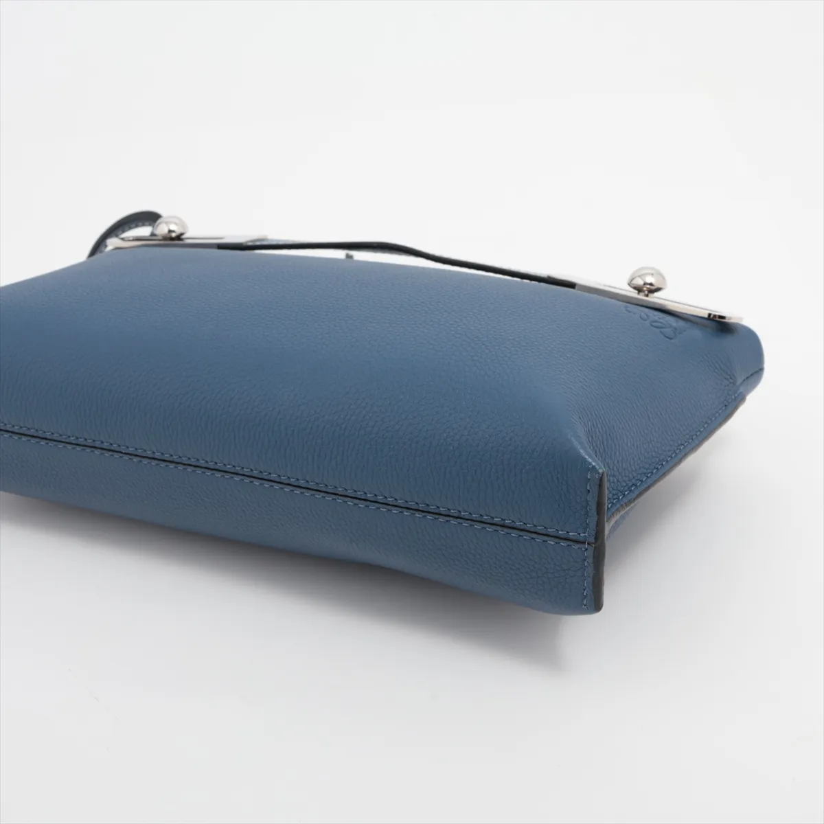 Missy Small Leather 2WAY Shoulder Bag Navy — view 3
